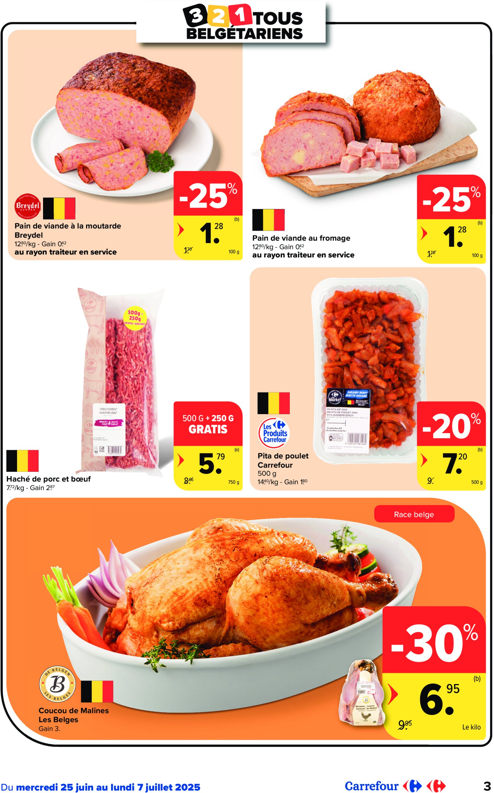 carrefour - Carrefour Hypermarchés - Market Spécial Act For Food folder geldig vanaf 25/06 - 07/07 - page: 3