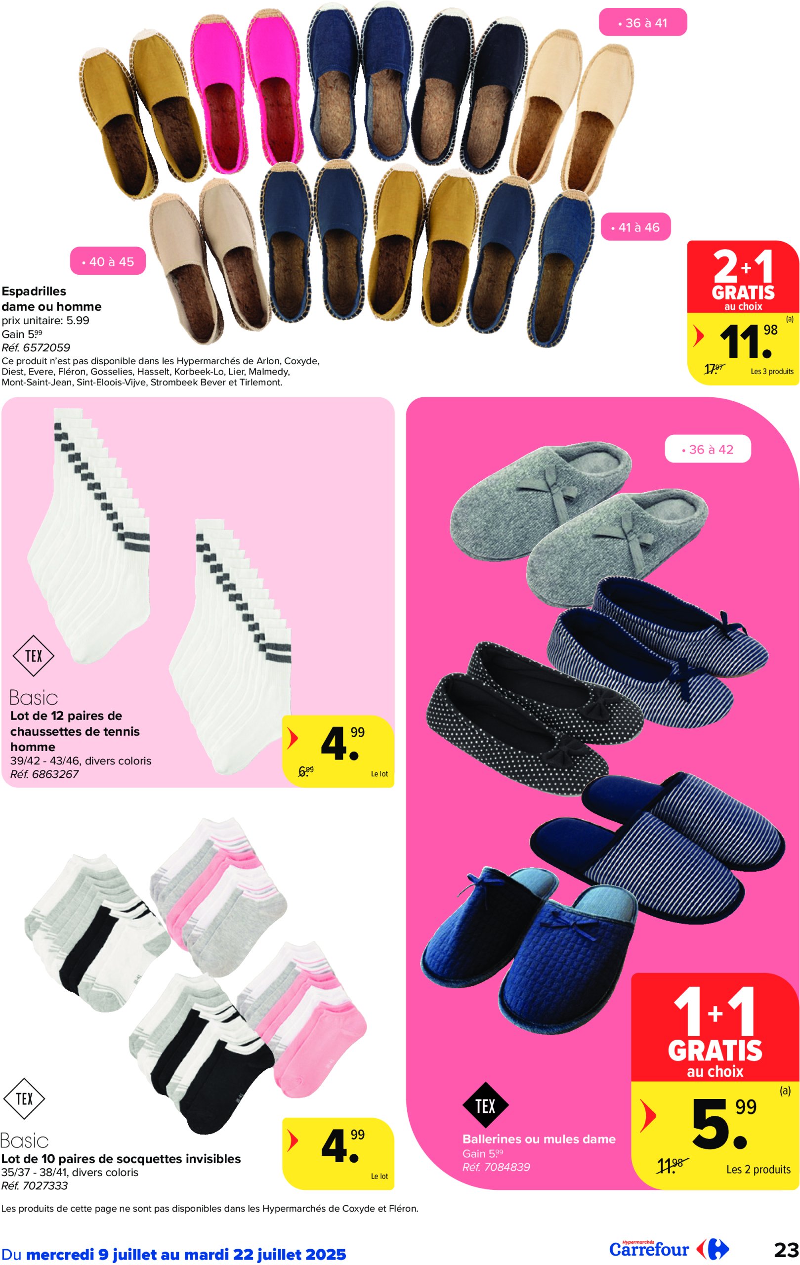 carrefour - Carrefour Hypermarchés folder geldig vanaf 09/07 - 22/07 - page: 23