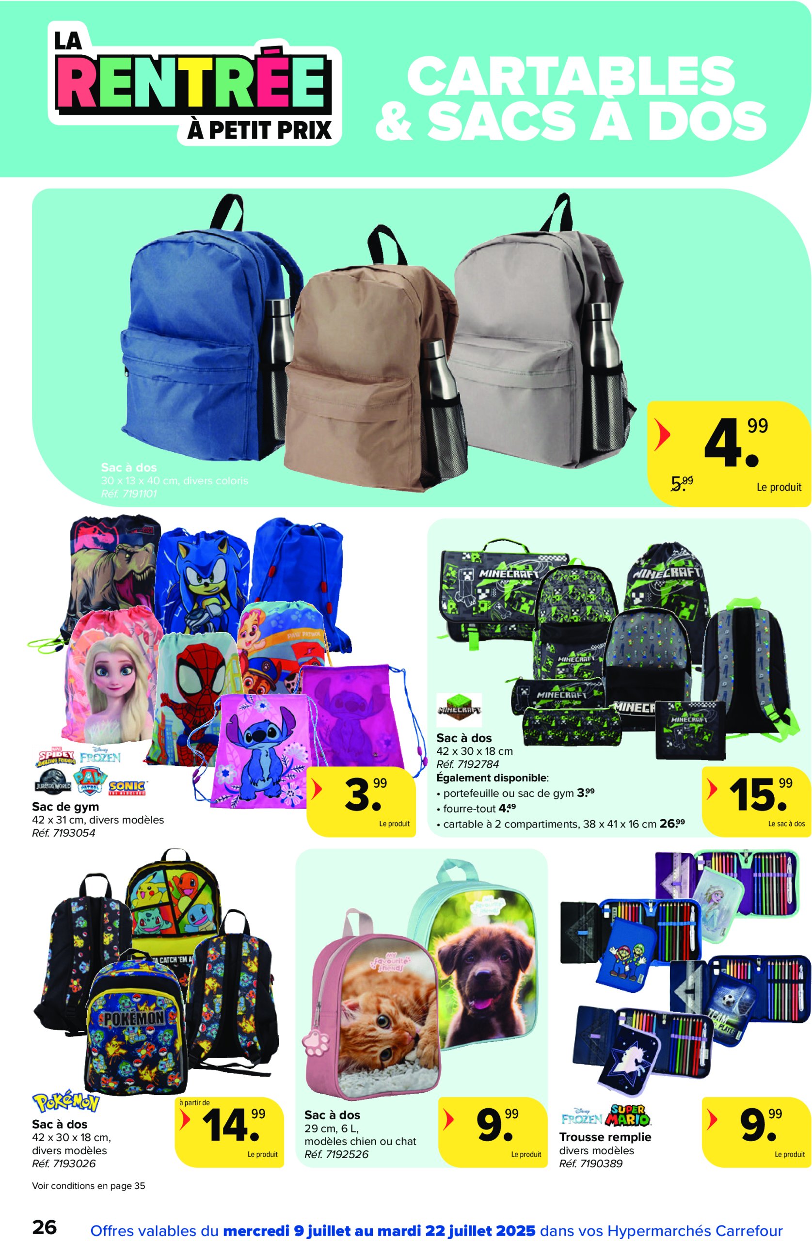 carrefour - Carrefour Hypermarchés folder geldig vanaf 09/07 - 22/07 - page: 26