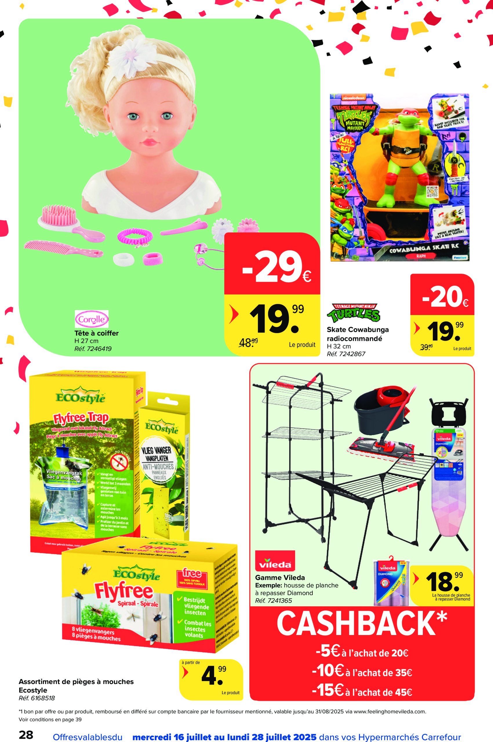 carrefour - Carrefour Hypermarchés folder geldig vanaf 16/07 - 28/07 - page: 28 carrefour - Carrefour Hypermarchés folder geldig vanaf 16/07 - 28/07 - page: 28