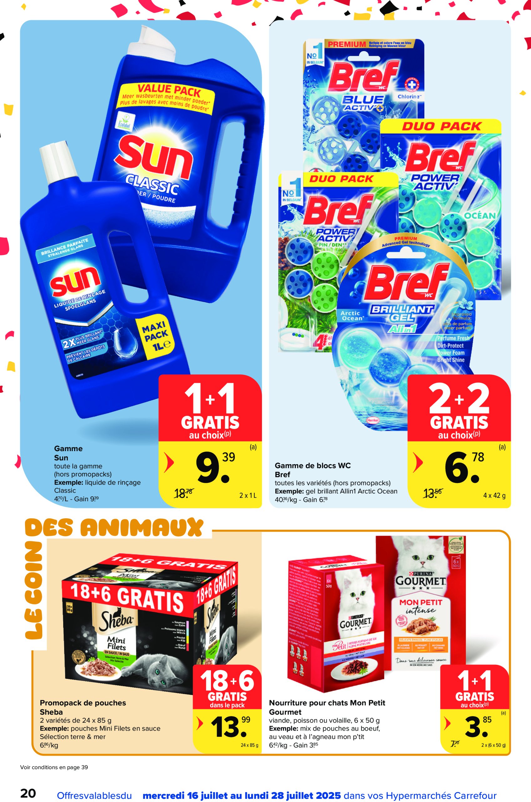 carrefour - Carrefour Hypermarchés folder geldig vanaf 16/07 - 28/07 - page: 20 carrefour - Carrefour Hypermarchés folder geldig vanaf 16/07 - 28/07 - page: 20