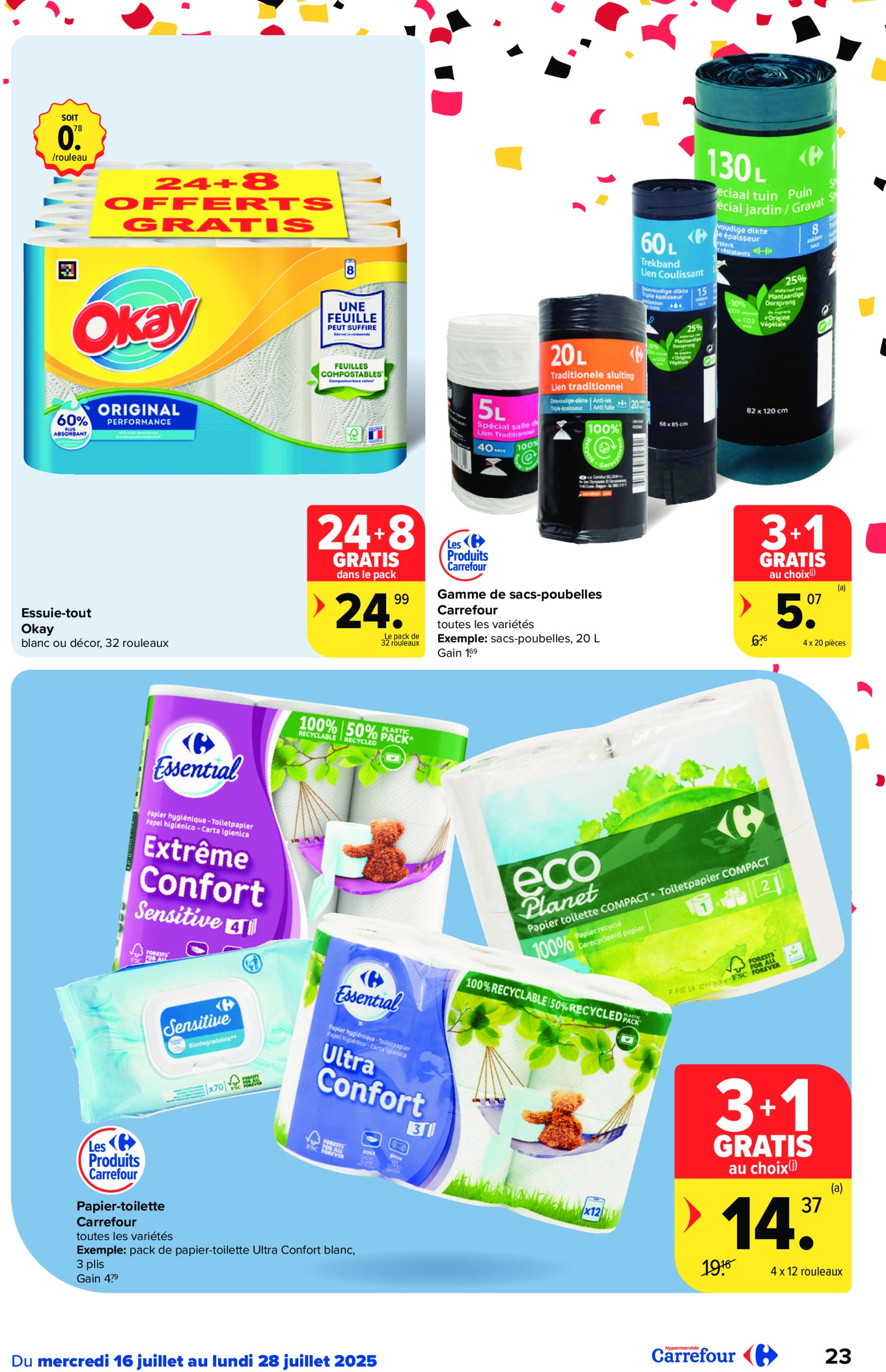carrefour - Carrefour Hypermarchés folder geldig vanaf 16/07 - 28/07 - page: 23 carrefour - Carrefour Hypermarchés folder geldig vanaf 16/07 - 28/07 - page: 23