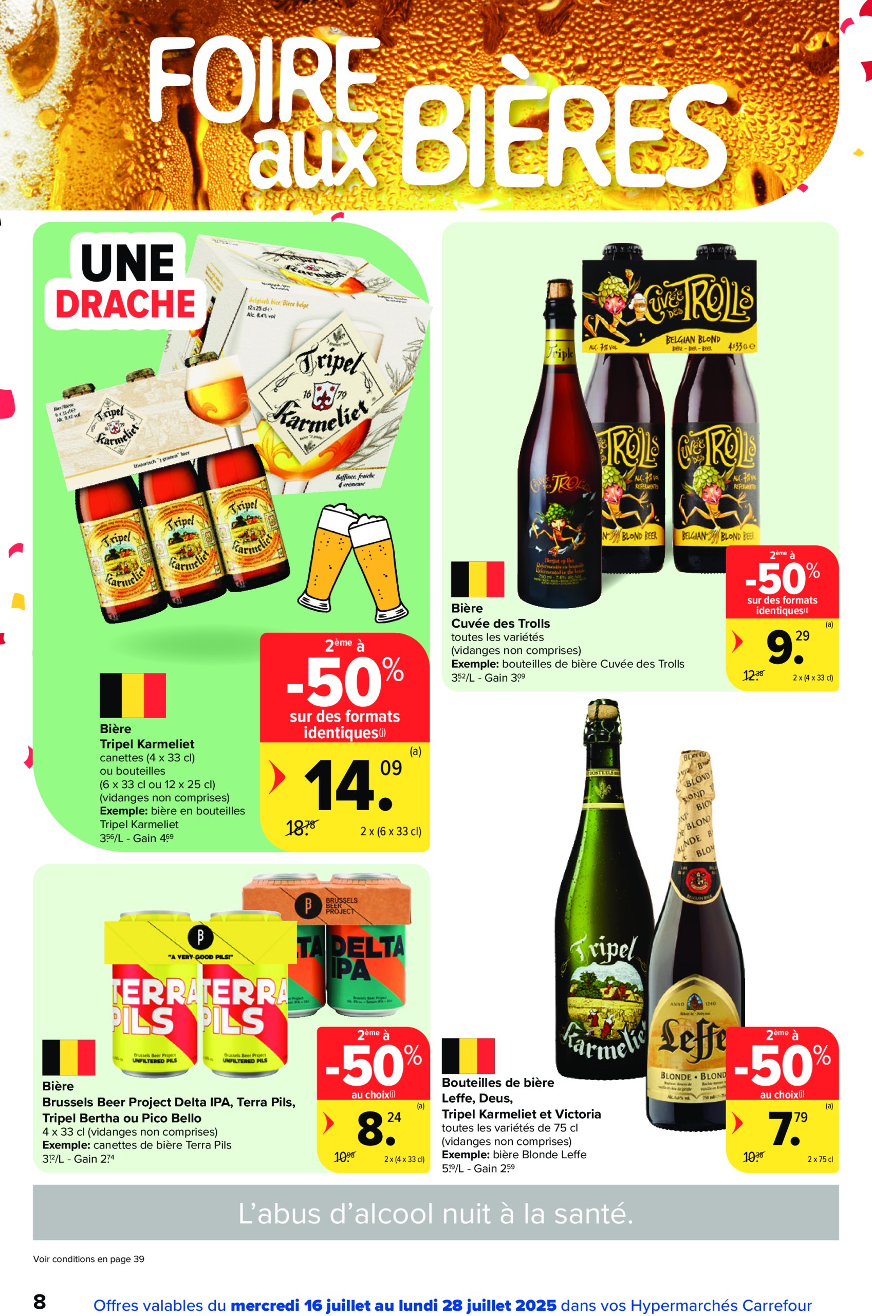 carrefour - Carrefour Hypermarchés folder geldig vanaf 16/07 - 28/07 - page: 8 carrefour - Carrefour Hypermarchés folder geldig vanaf 16/07 - 28/07 - page: 8