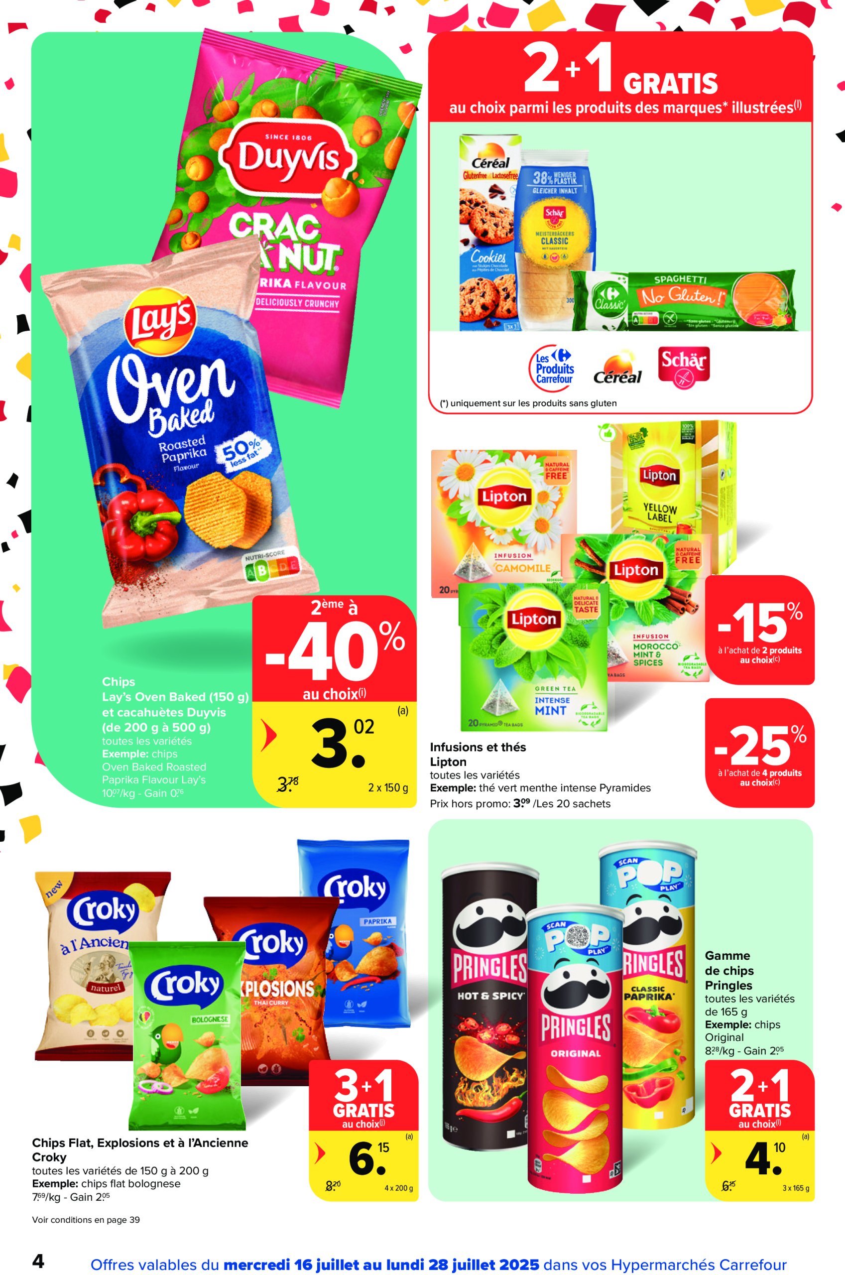 carrefour - Carrefour Hypermarchés folder geldig vanaf 16/07 - 28/07 - page: 4 carrefour - Carrefour Hypermarchés folder geldig vanaf 16/07 - 28/07 - page: 4
