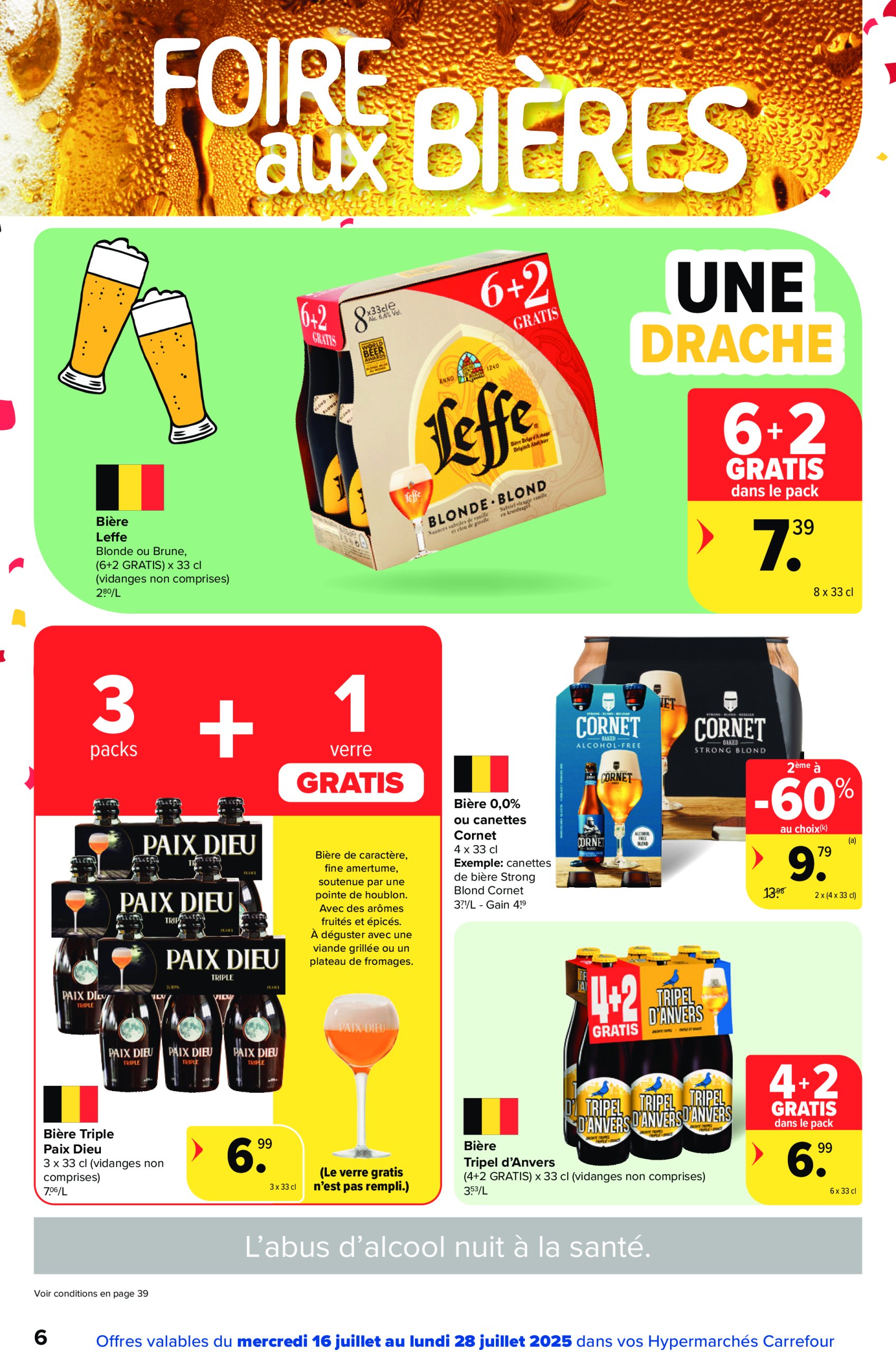 carrefour - Carrefour Hypermarchés folder geldig vanaf 16/07 - 28/07 - page: 6 carrefour - Carrefour Hypermarchés folder geldig vanaf 16/07 - 28/07 - page: 6