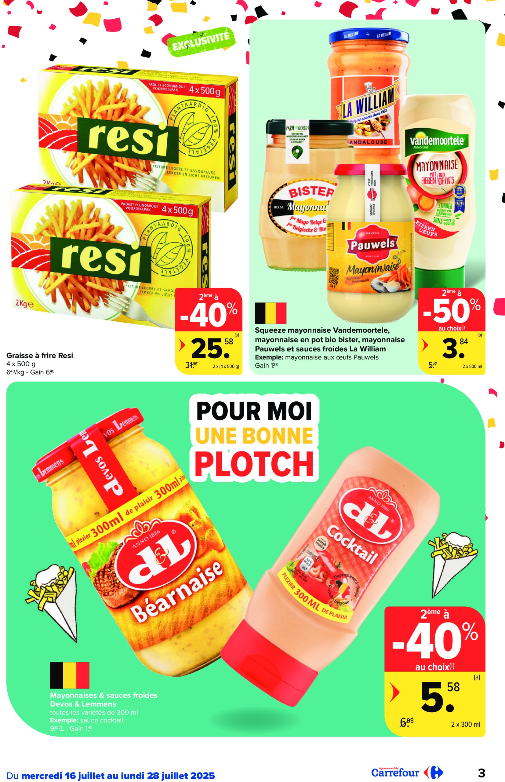 carrefour - Carrefour Hypermarchés folder geldig vanaf 16/07 - 28/07 - page: 3 carrefour - Carrefour Hypermarchés folder geldig vanaf 16/07 - 28/07 - page: 3