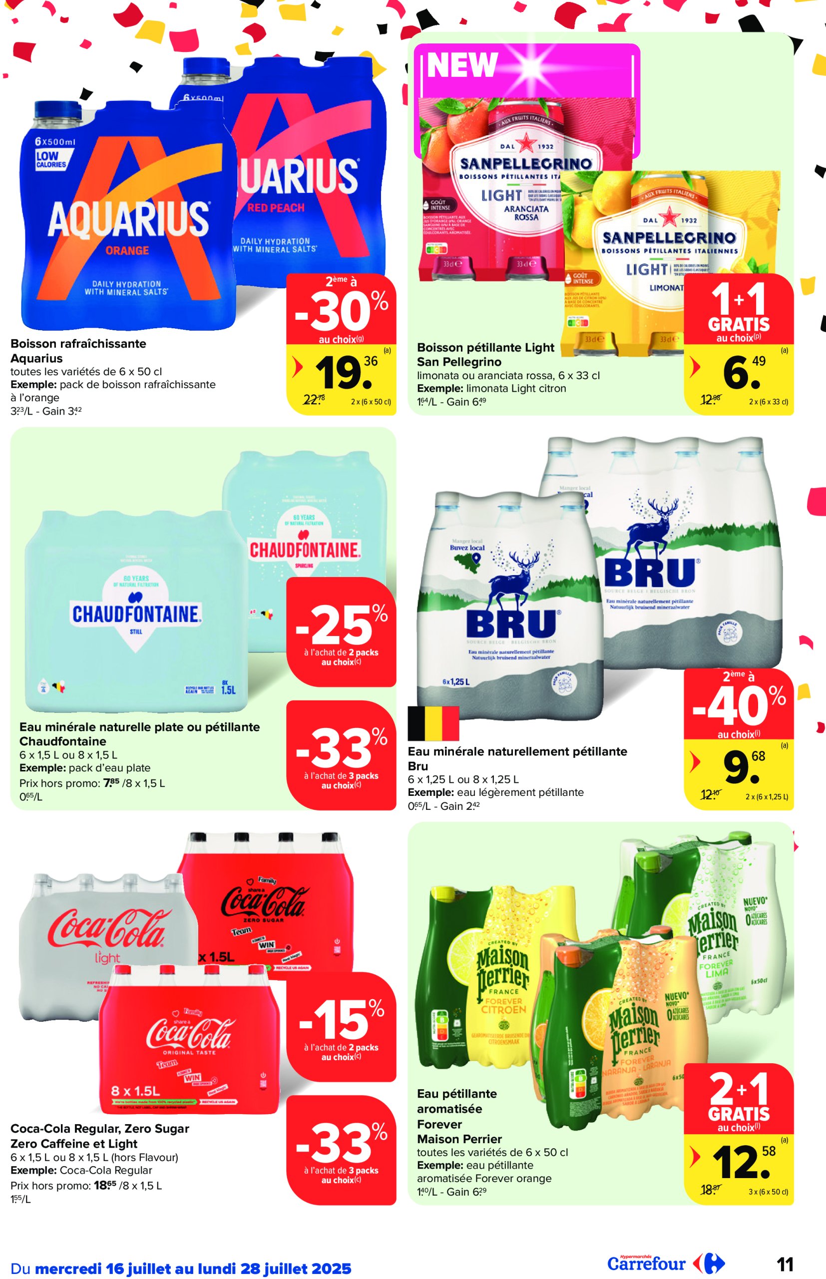 carrefour - Carrefour Hypermarchés folder geldig vanaf 16/07 - 28/07 - page: 11 carrefour - Carrefour Hypermarchés folder geldig vanaf 16/07 - 28/07 - page: 11