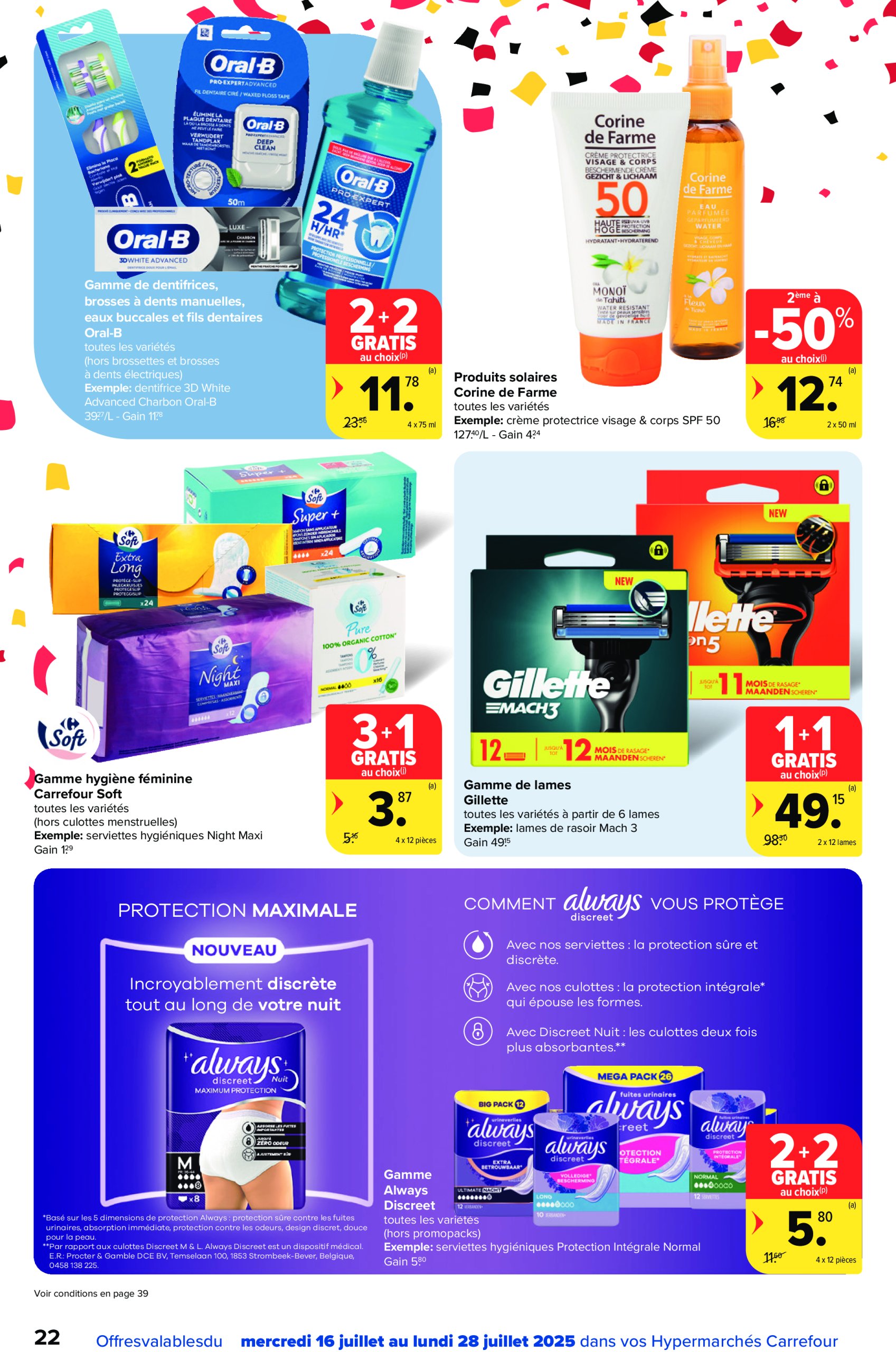 carrefour - Carrefour Hypermarchés folder geldig vanaf 16/07 - 28/07 - page: 22 carrefour - Carrefour Hypermarchés folder geldig vanaf 16/07 - 28/07 - page: 22