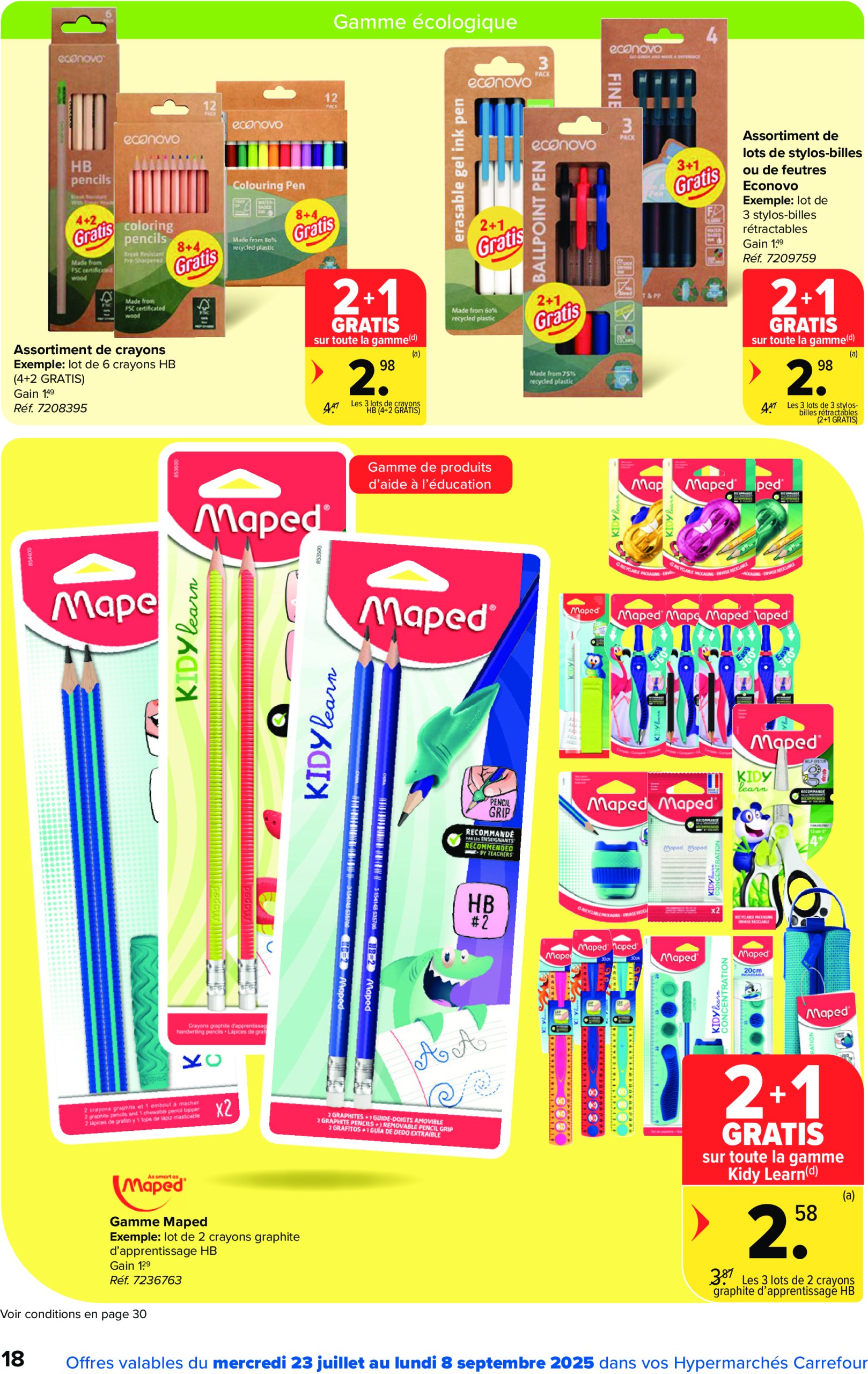 carrefour - Carrefour Hypermarchés - Back to School folder geldig vanaf 23/07 - 08/09 - page: 18