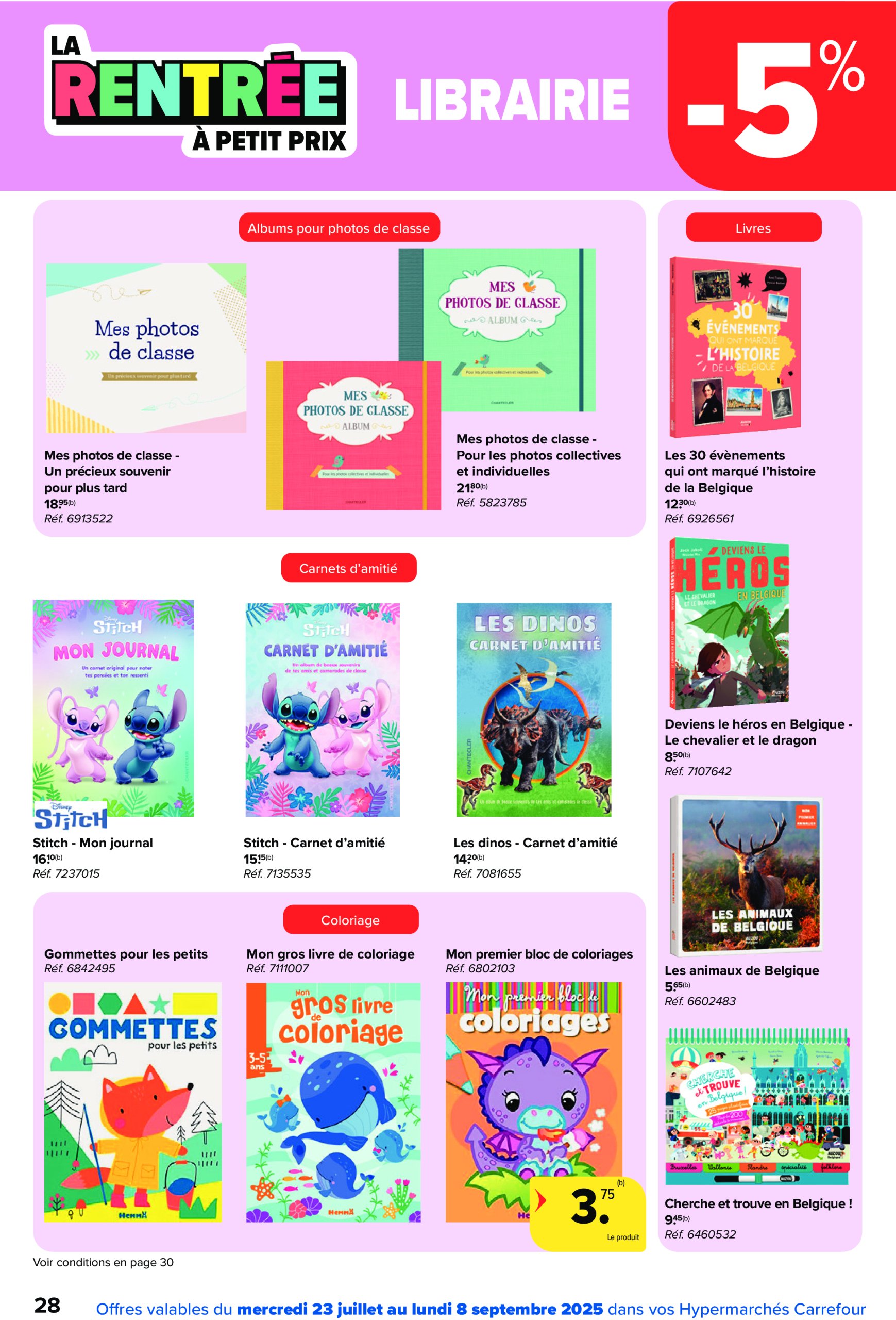 carrefour - Carrefour Hypermarchés - Back to School folder geldig vanaf 23/07 - 08/09 - page: 28