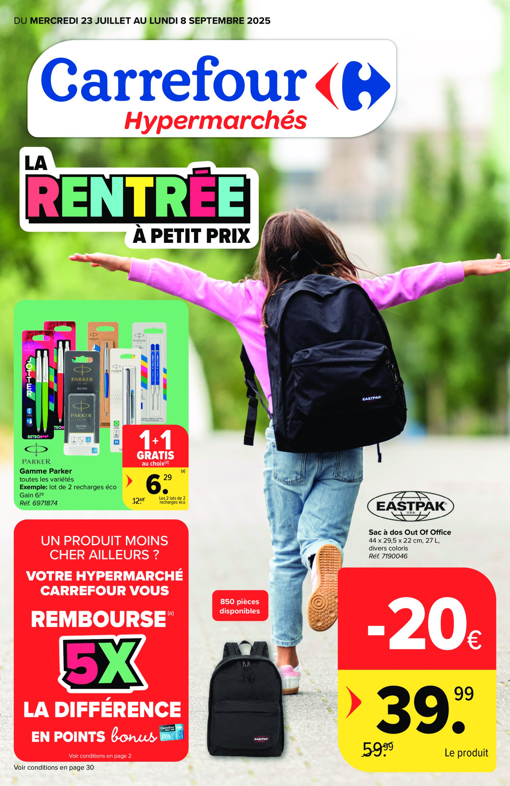 carrefour - Carrefour Hypermarchés - Back to School folder geldig vanaf 23/07 - 08/09