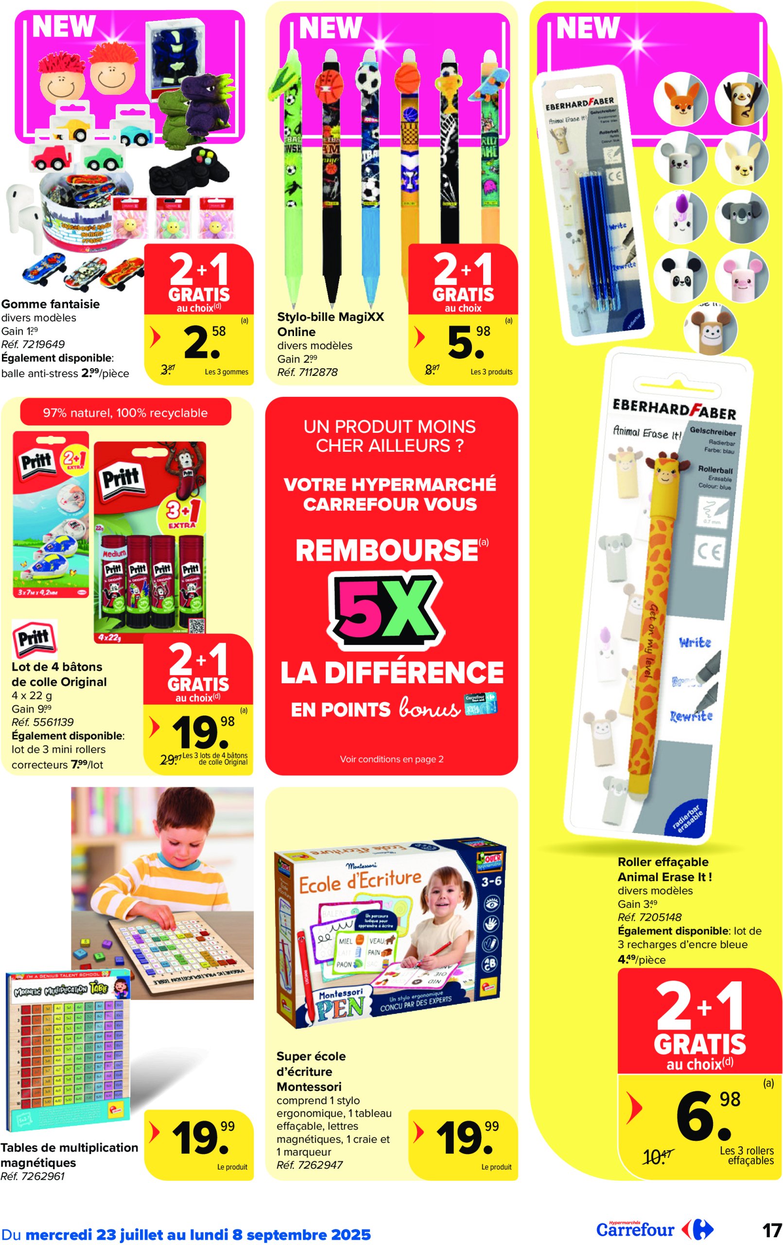 carrefour - Carrefour Hypermarchés - Back to School folder geldig vanaf 23/07 - 08/09 - page: 17