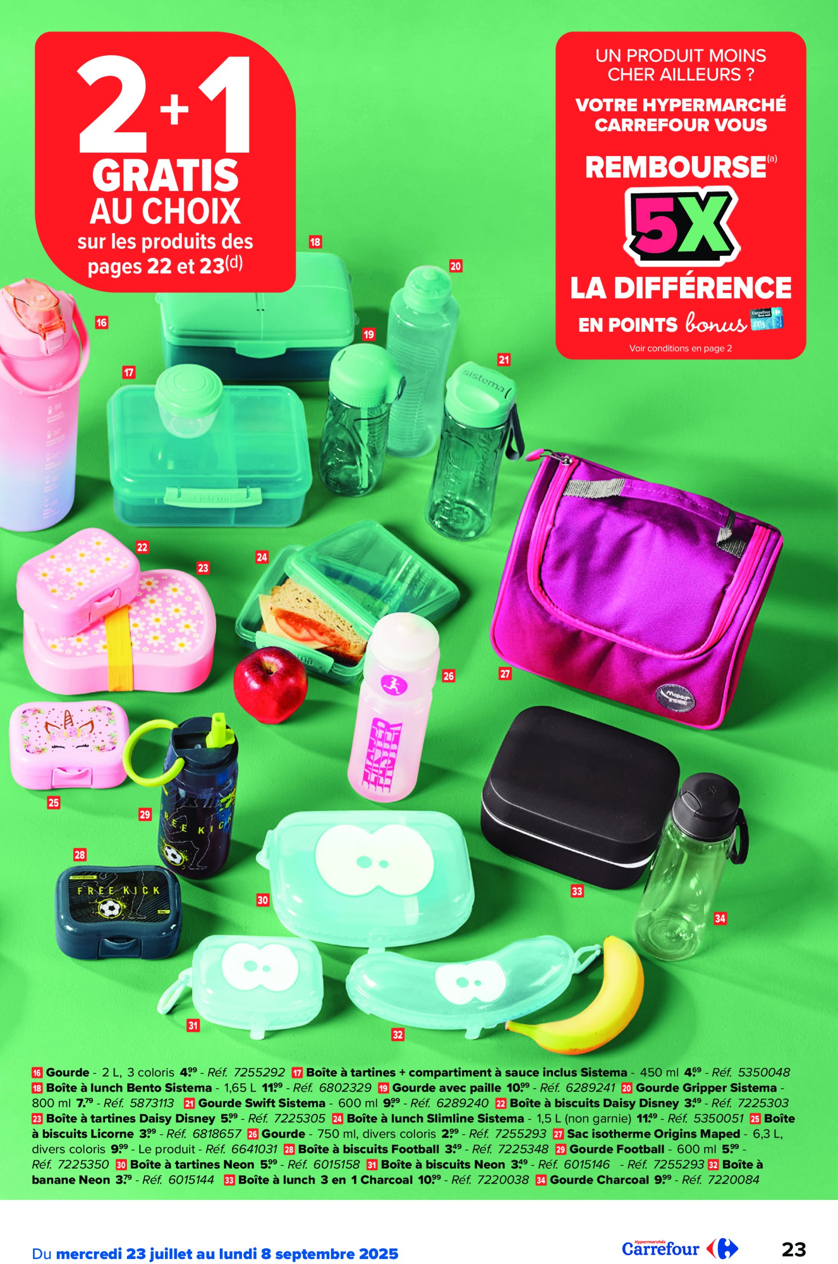 carrefour - Carrefour Hypermarchés - Back to School folder geldig vanaf 23/07 - 08/09 - page: 23