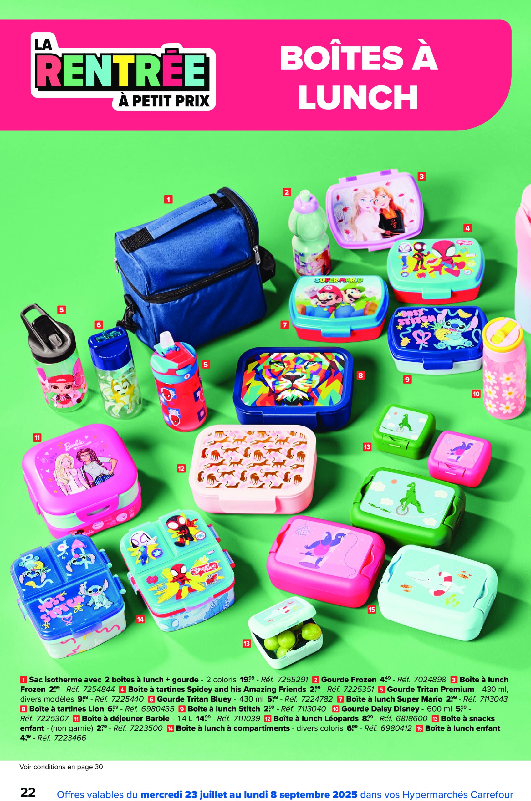 carrefour - Carrefour Hypermarchés - Back to School folder geldig vanaf 23/07 - 08/09 - page: 22