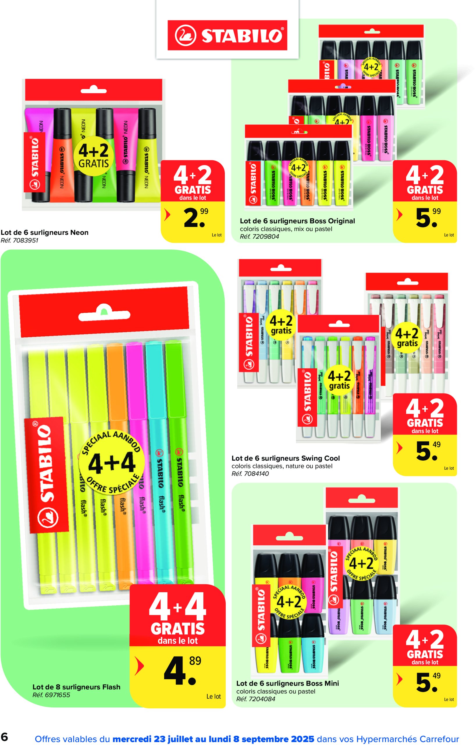 carrefour - Carrefour Hypermarchés - Back to School folder geldig vanaf 23/07 - 08/09 - page: 6