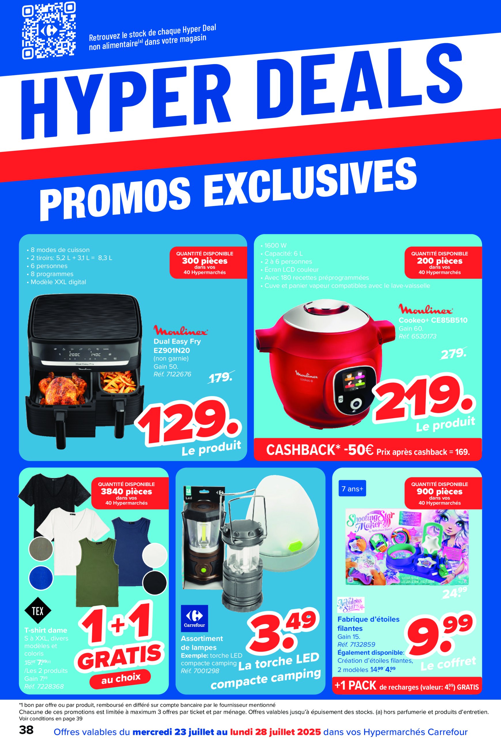 carrefour - Carrefour Hypermarchés folder geldig vanaf 23/07 - 04/08 - page: 38 carrefour - Carrefour Hypermarchés folder geldig vanaf 23/07 - 04/08 - page: 38