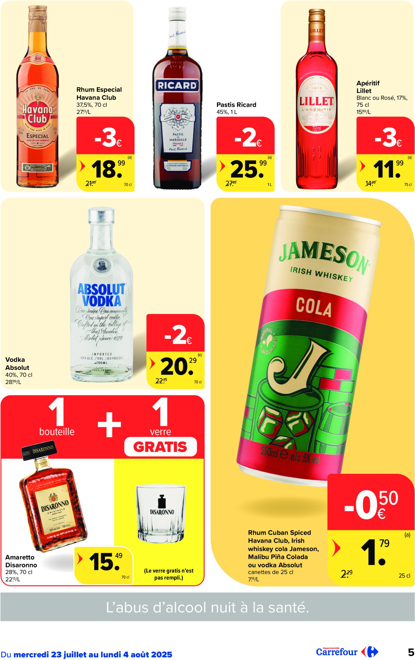 carrefour - Carrefour Hypermarchés folder geldig vanaf 23/07 - 04/08 - page: 5 carrefour - Carrefour Hypermarchés folder geldig vanaf 23/07 - 04/08 - page: 5