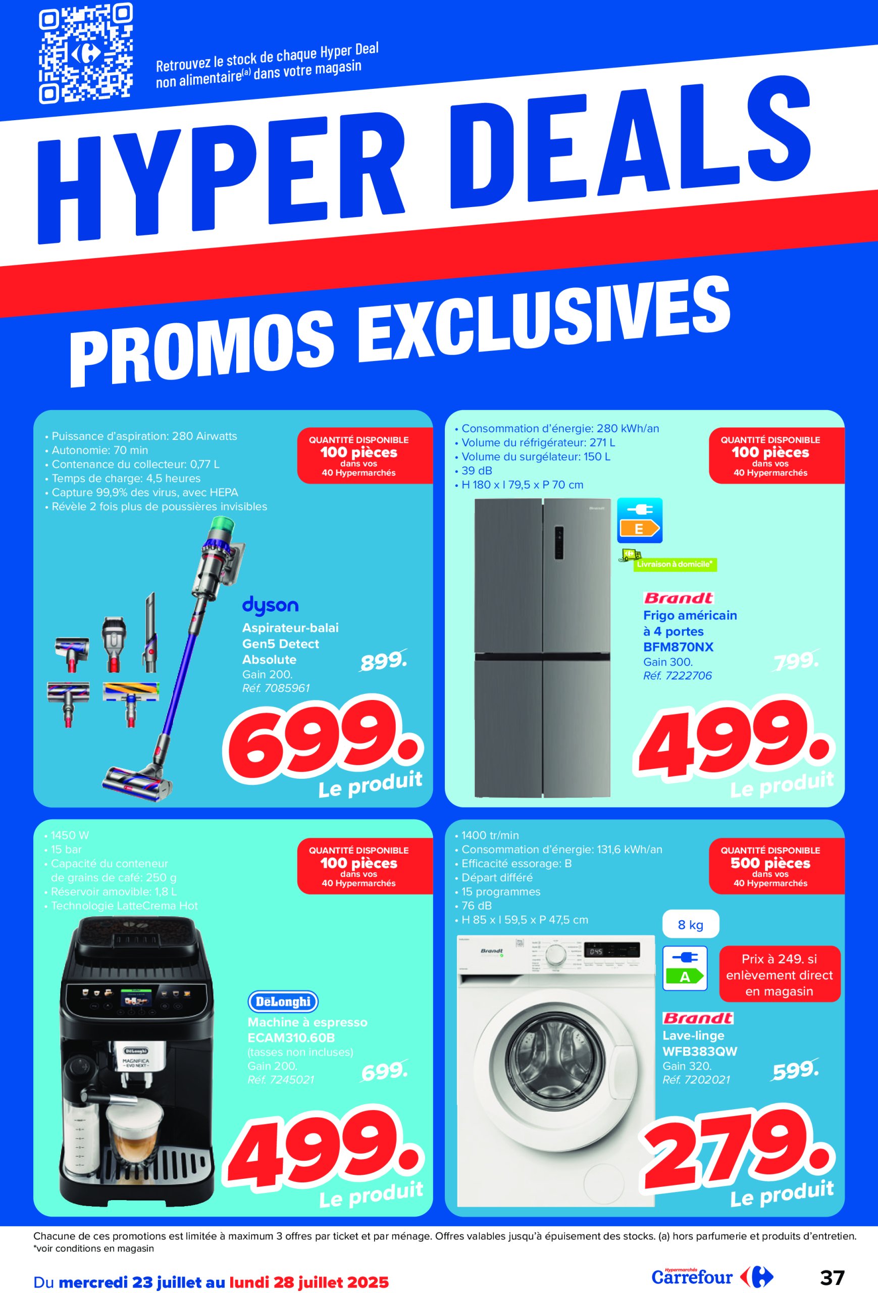 carrefour - Carrefour Hypermarchés folder geldig vanaf 23/07 - 04/08 - page: 37 carrefour - Carrefour Hypermarchés folder geldig vanaf 23/07 - 04/08 - page: 37