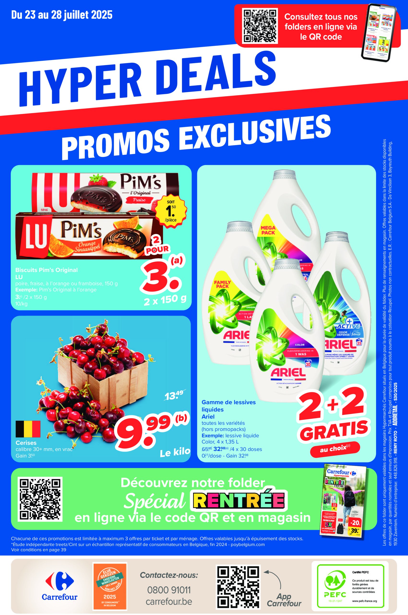 carrefour - Carrefour Hypermarchés folder geldig vanaf 23/07 - 04/08 - page: 40 carrefour - Carrefour Hypermarchés folder geldig vanaf 23/07 - 04/08 - page: 40