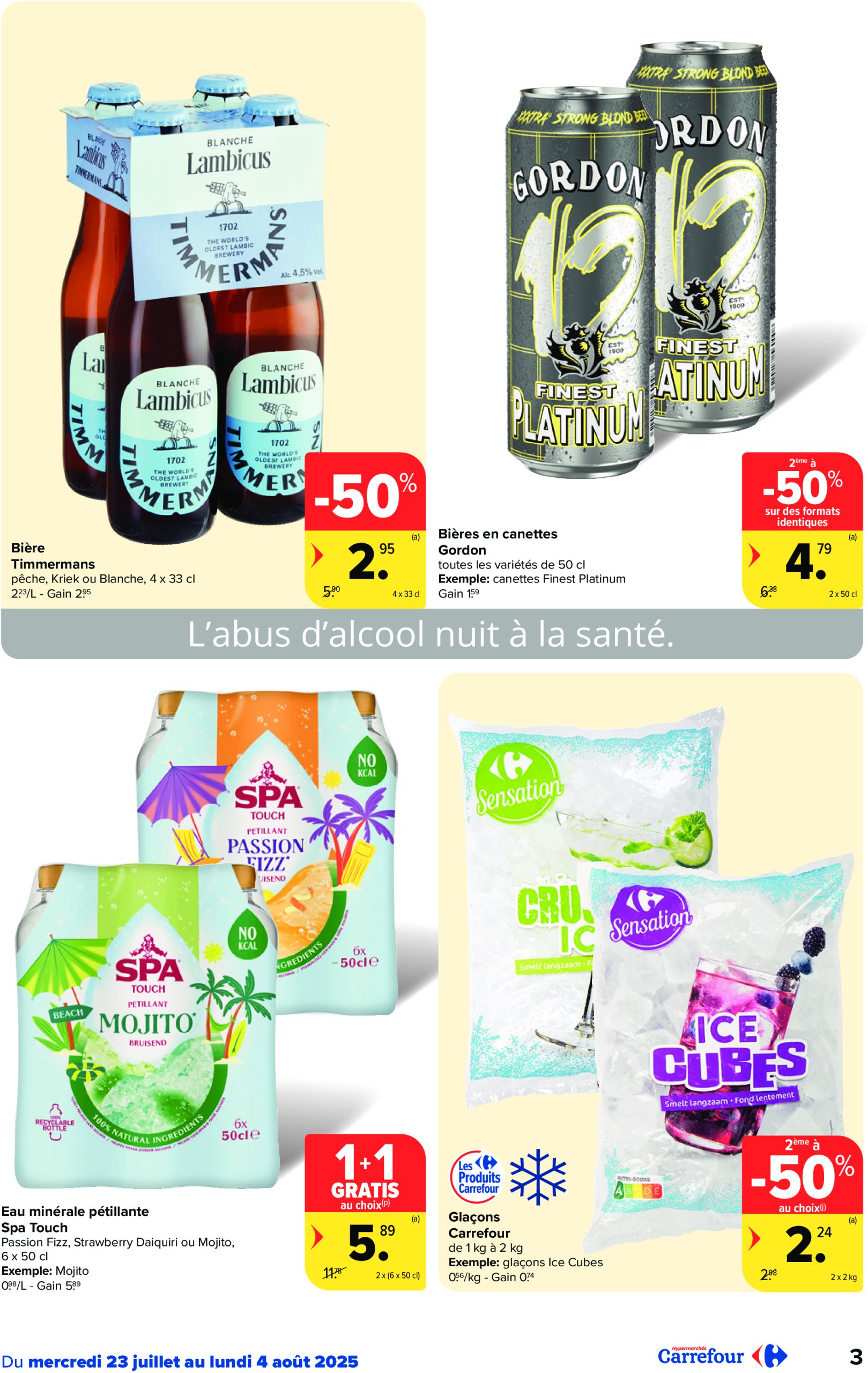 carrefour - Carrefour Hypermarchés folder geldig vanaf 23/07 - 04/08 - page: 3 carrefour - Carrefour Hypermarchés folder geldig vanaf 23/07 - 04/08 - page: 3