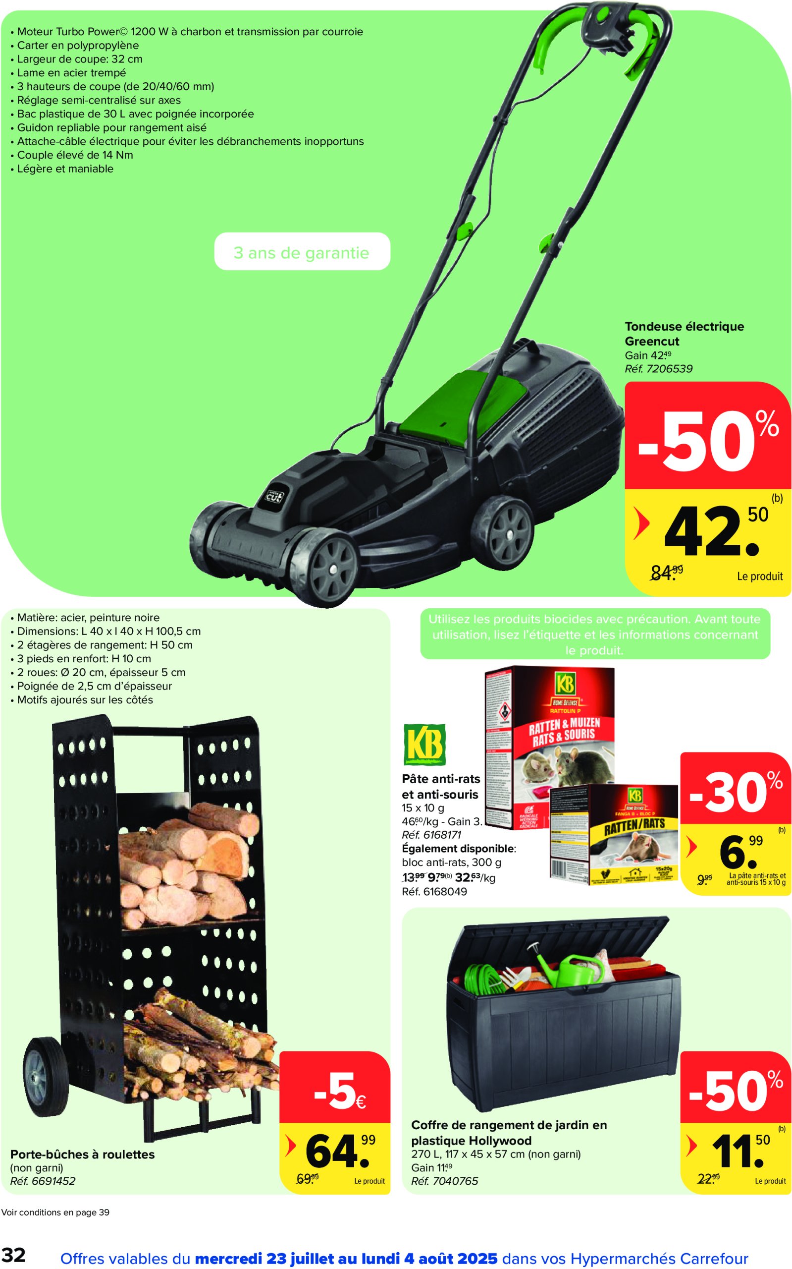 carrefour - Carrefour Hypermarchés folder geldig vanaf 23/07 - 04/08 - page: 32 carrefour - Carrefour Hypermarchés folder geldig vanaf 23/07 - 04/08 - page: 32