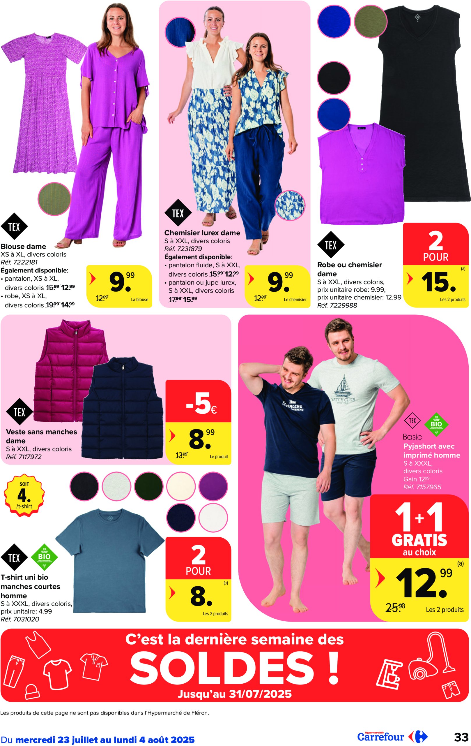 carrefour - Carrefour Hypermarchés folder geldig vanaf 23/07 - 04/08 - page: 33 carrefour - Carrefour Hypermarchés folder geldig vanaf 23/07 - 04/08 - page: 33