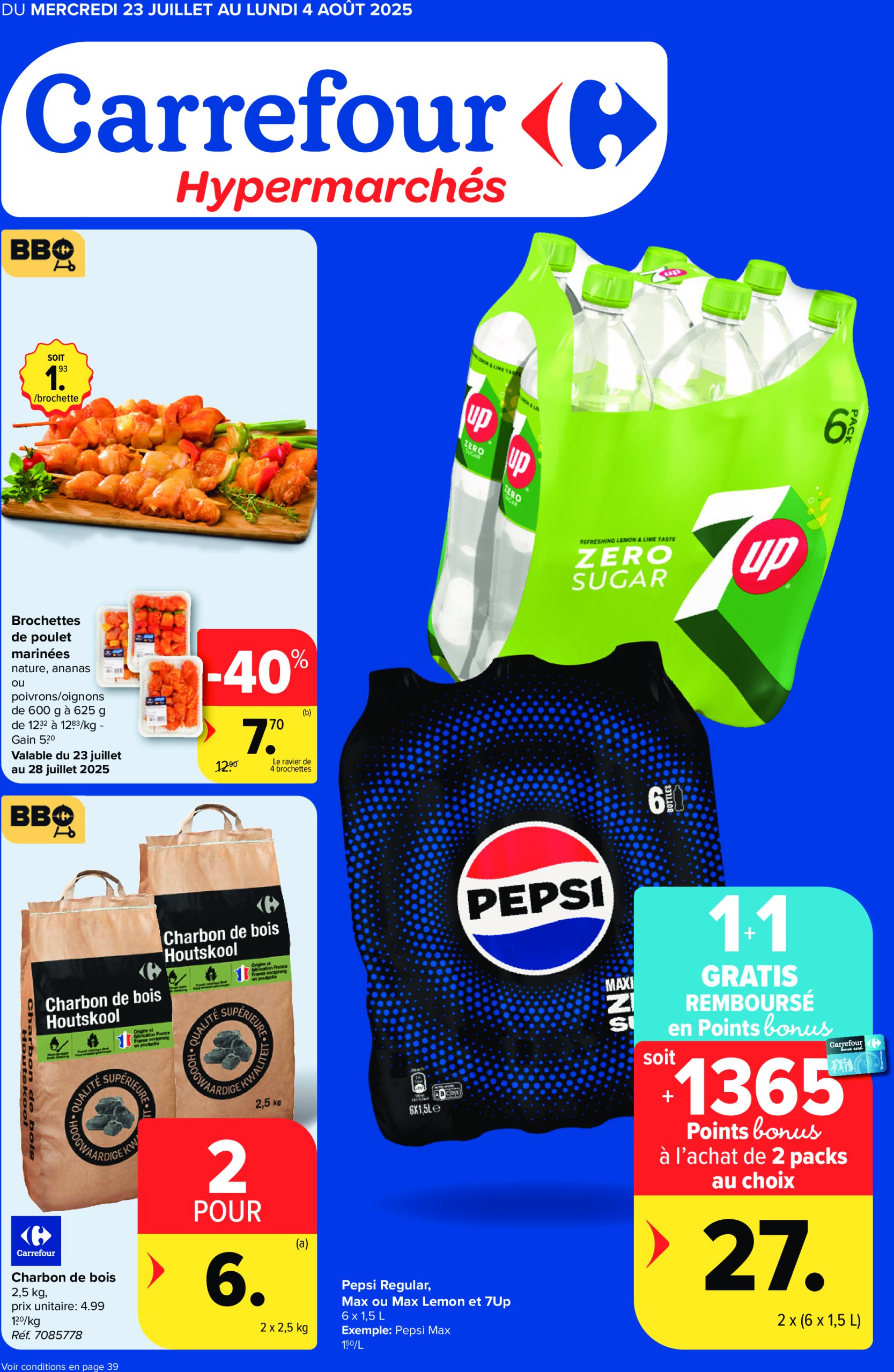 carrefour - Carrefour Hypermarchés folder geldig vanaf 23/07 - 04/08