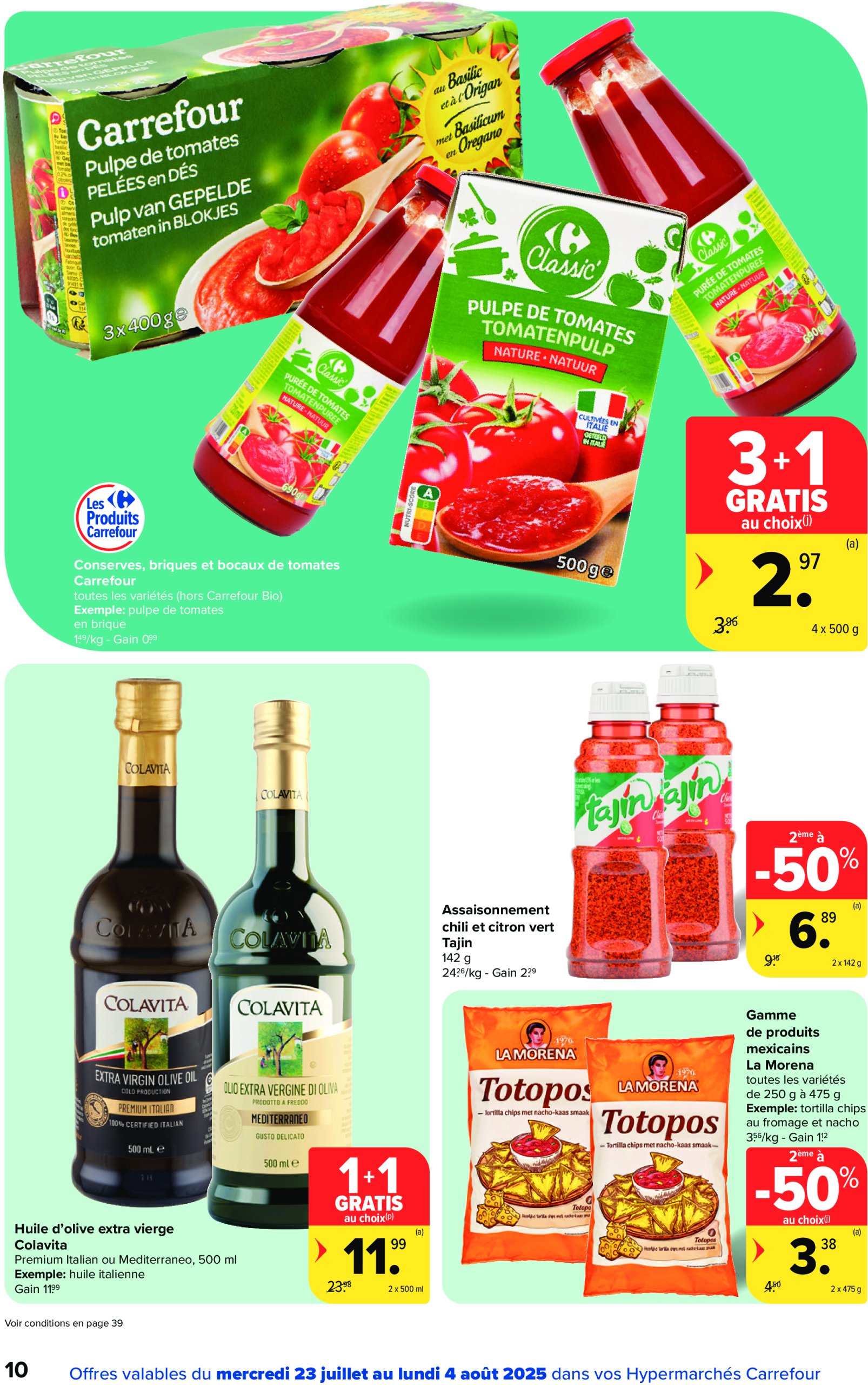carrefour - Carrefour Hypermarchés folder geldig vanaf 23/07 - 04/08 - page: 10 carrefour - Carrefour Hypermarchés folder geldig vanaf 23/07 - 04/08 - page: 10