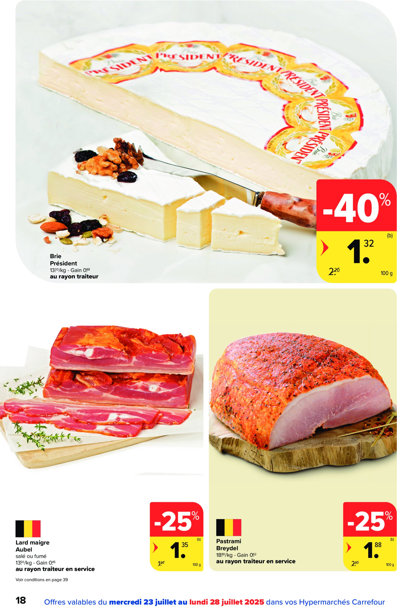 carrefour - Carrefour Hypermarchés folder geldig vanaf 23/07 - 04/08 - page: 18 carrefour - Carrefour Hypermarchés folder geldig vanaf 23/07 - 04/08 - page: 18