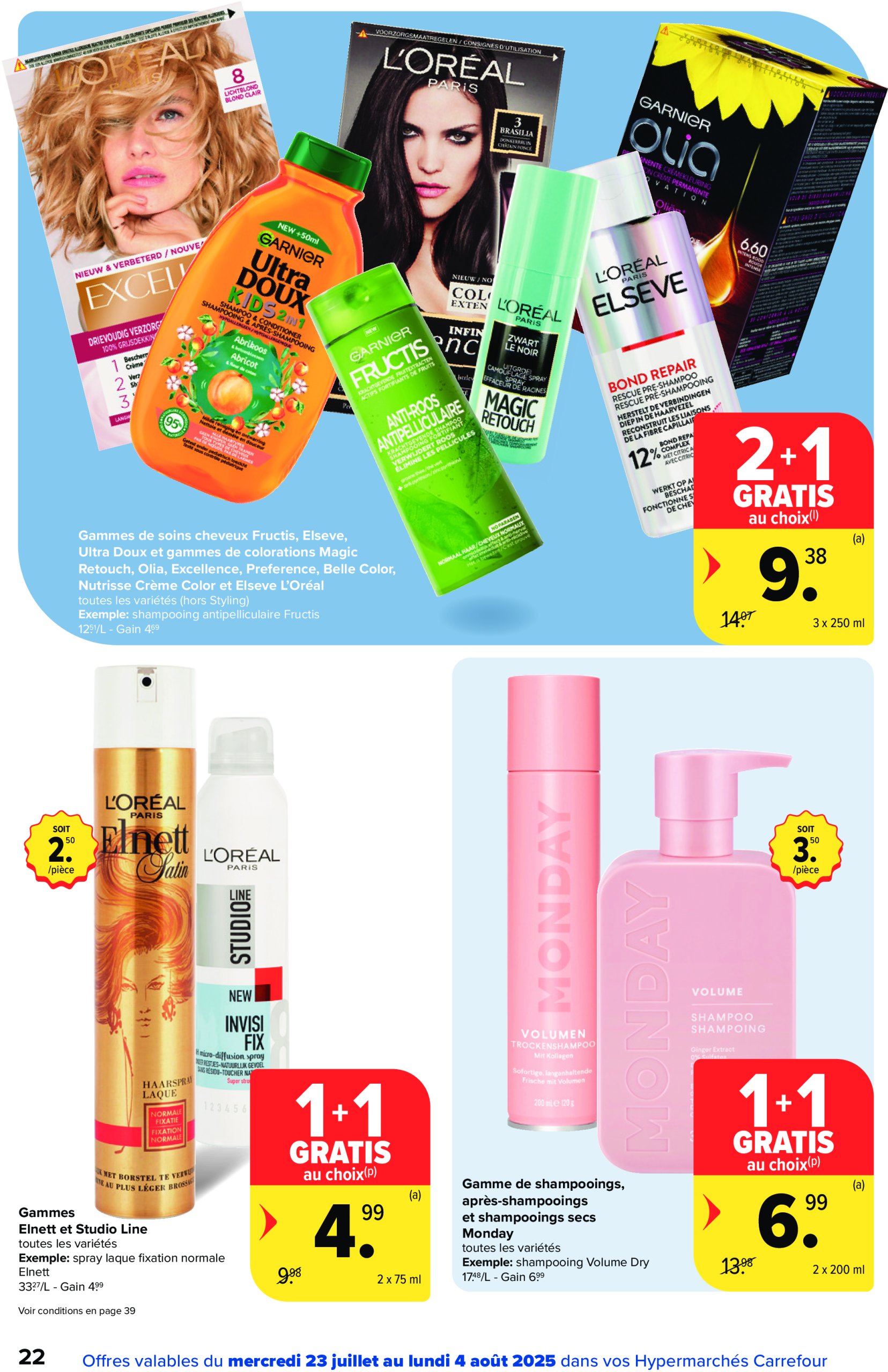 carrefour - Carrefour Hypermarchés folder geldig vanaf 23/07 - 04/08 - page: 22 carrefour - Carrefour Hypermarchés folder geldig vanaf 23/07 - 04/08 - page: 22