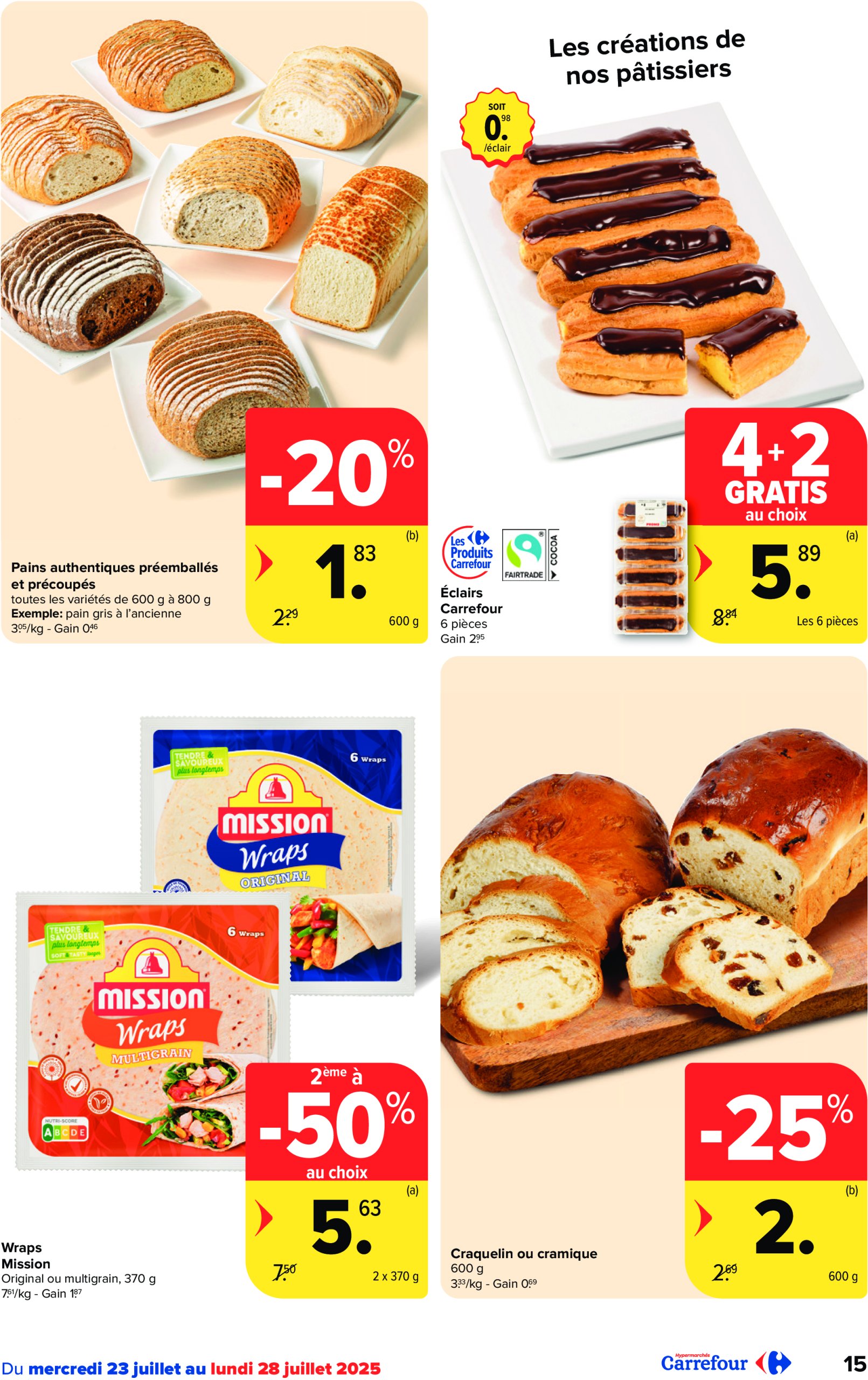 carrefour - Carrefour Hypermarchés folder geldig vanaf 23/07 - 04/08 - page: 15 carrefour - Carrefour Hypermarchés folder geldig vanaf 23/07 - 04/08 - page: 15