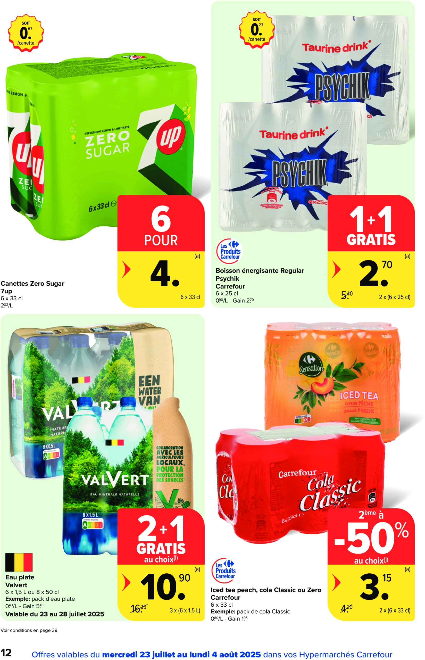 carrefour - Carrefour Hypermarchés folder geldig vanaf 23/07 - 04/08 - page: 12 carrefour - Carrefour Hypermarchés folder geldig vanaf 23/07 - 04/08 - page: 12