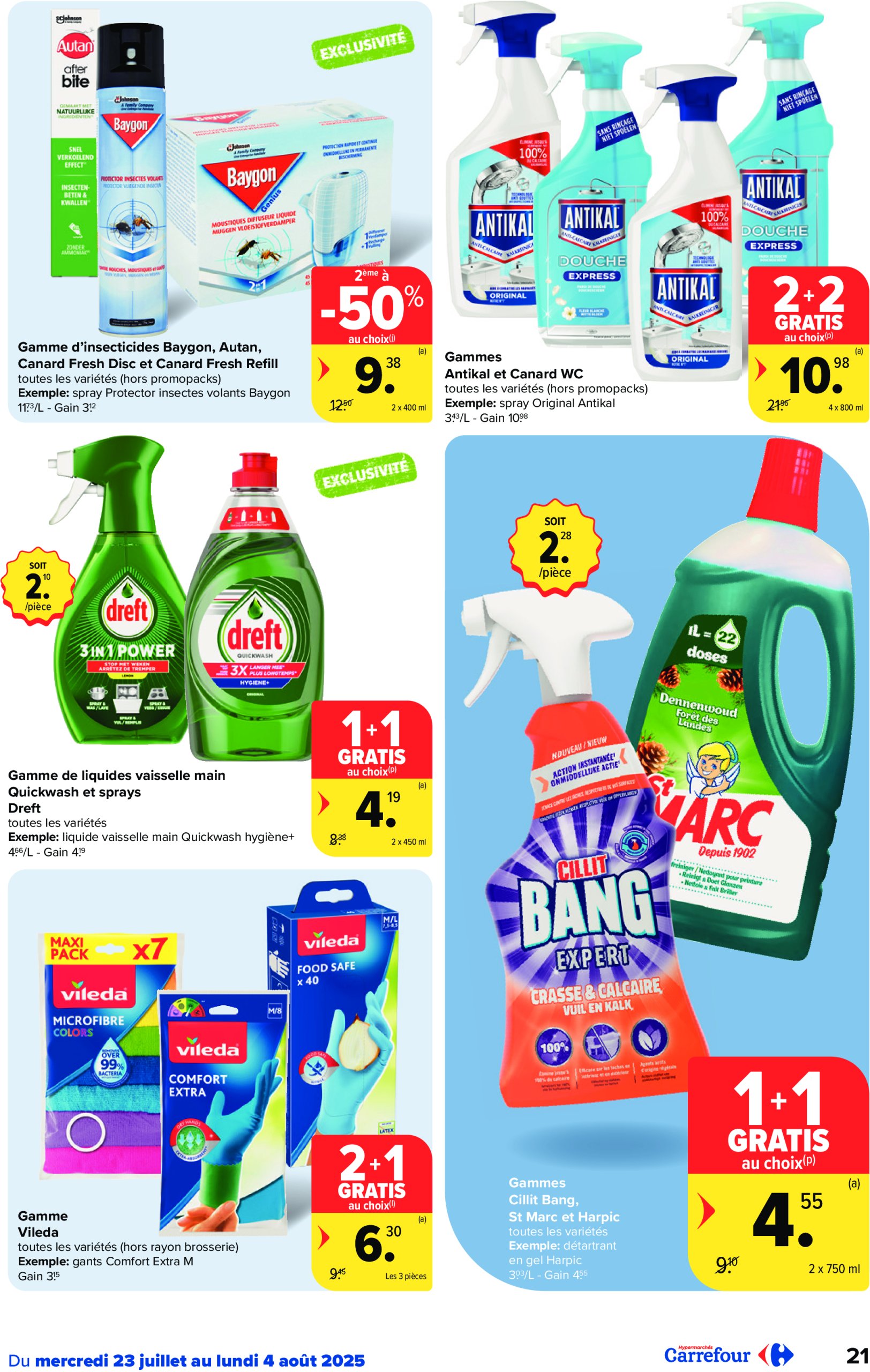 carrefour - Carrefour Hypermarchés folder geldig vanaf 23/07 - 04/08 - page: 21 carrefour - Carrefour Hypermarchés folder geldig vanaf 23/07 - 04/08 - page: 21