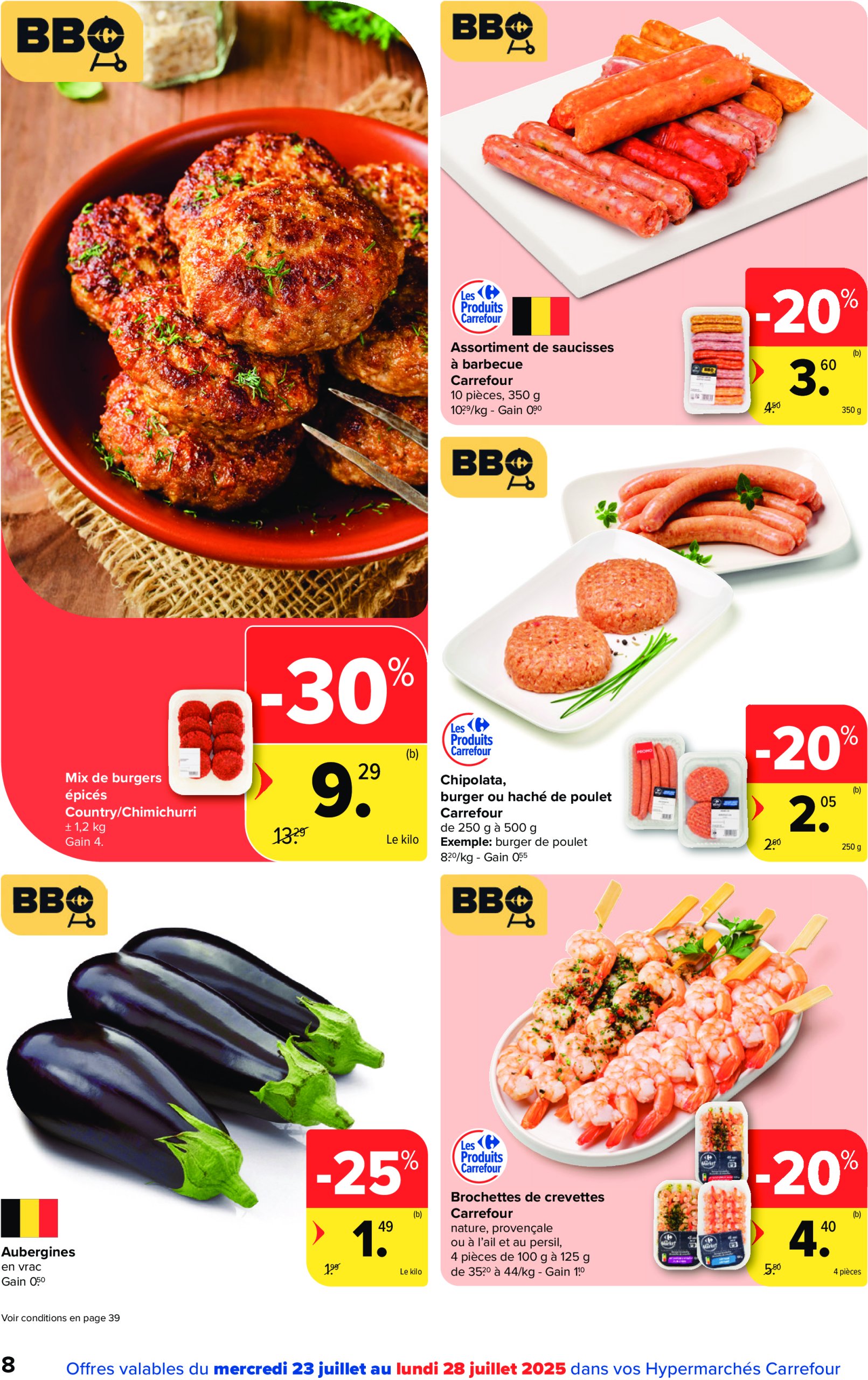 carrefour - Carrefour Hypermarchés folder geldig vanaf 23/07 - 04/08 - page: 8 carrefour - Carrefour Hypermarchés folder geldig vanaf 23/07 - 04/08 - page: 8