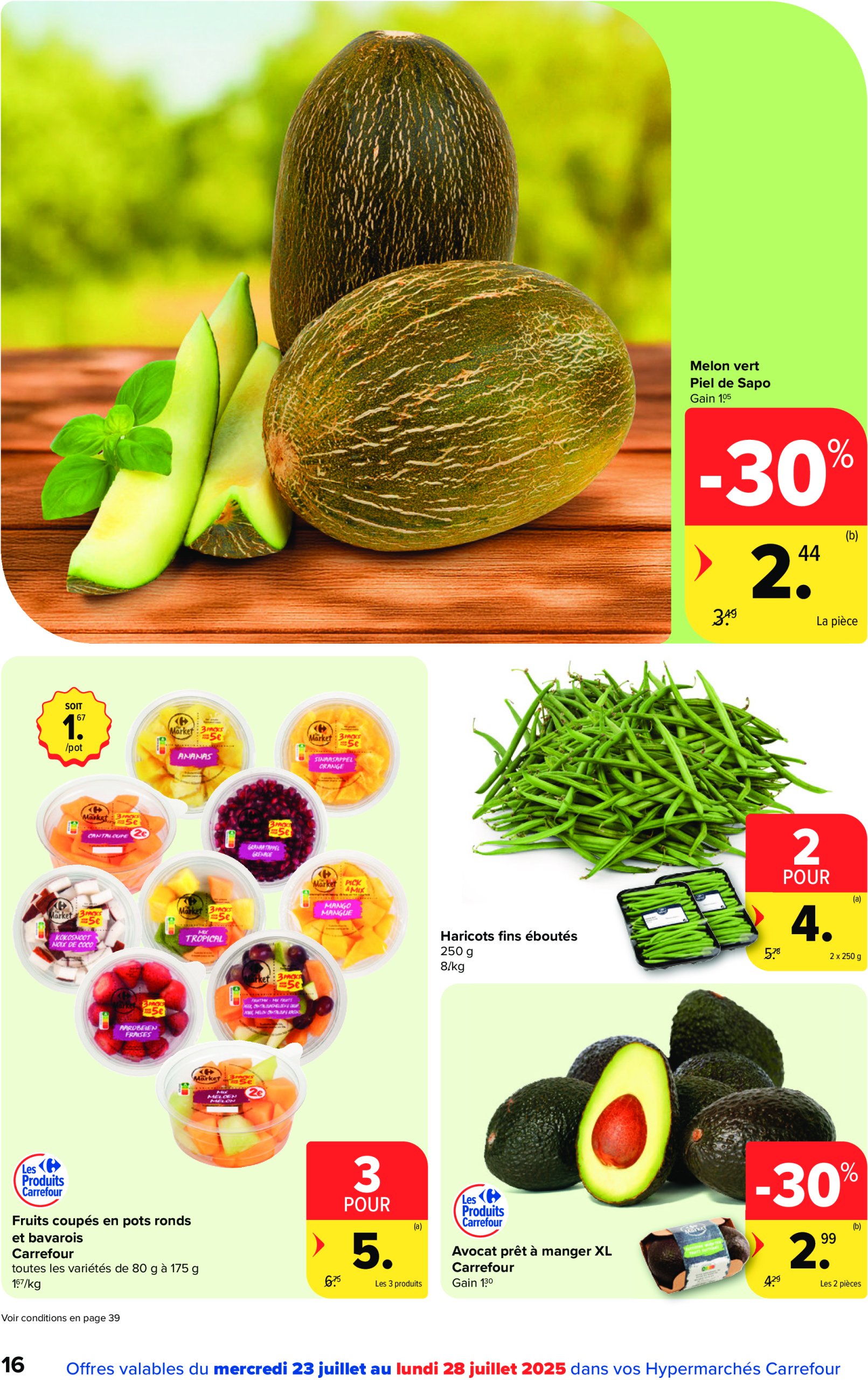 carrefour - Carrefour Hypermarchés folder geldig vanaf 23/07 - 04/08 - page: 16 carrefour - Carrefour Hypermarchés folder geldig vanaf 23/07 - 04/08 - page: 16