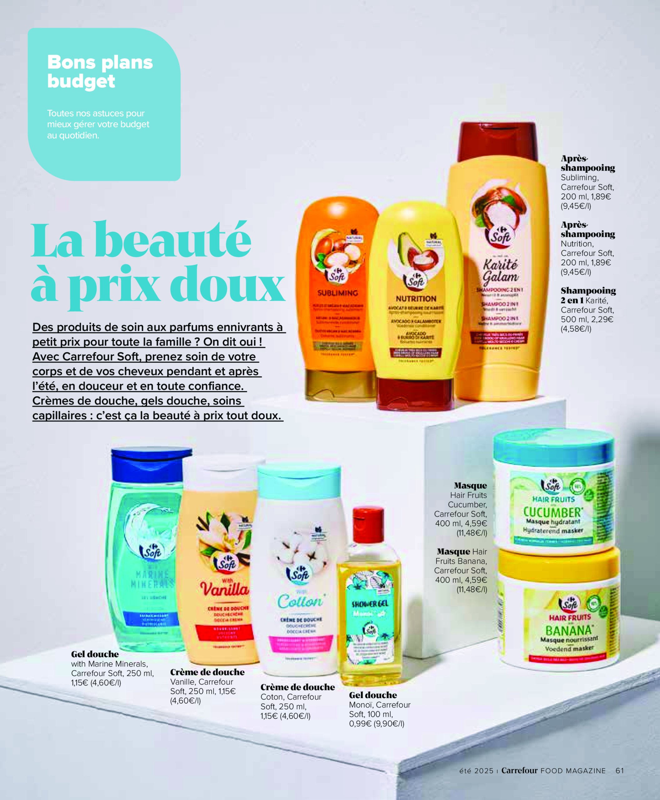 carrefour - Carrefour - Un été à volonté folder geldig vanaf 17/07 - 28/08 - page: 61 carrefour - Carrefour - Un été à volonté folder geldig vanaf 17/07 - 28/08 - page: 61