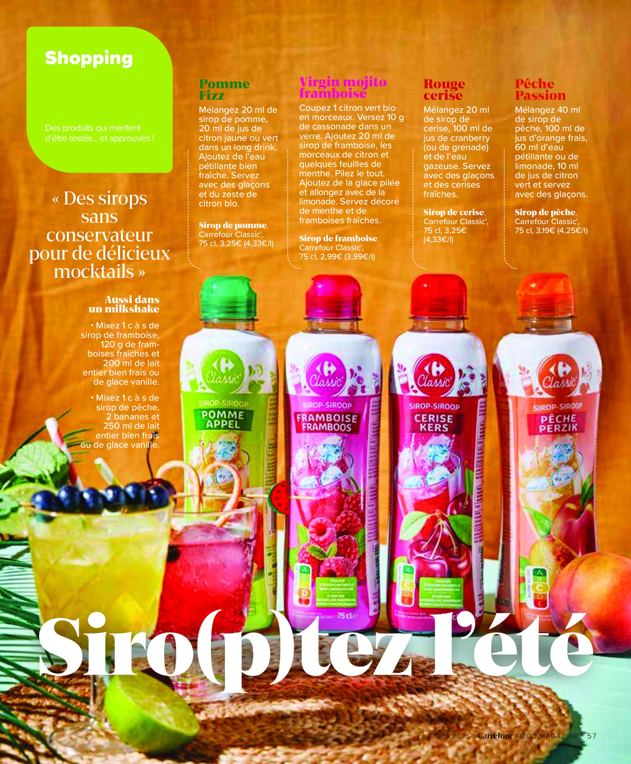 carrefour - Carrefour - Un été à volonté folder geldig vanaf 17/07 - 28/08 - page: 57 carrefour - Carrefour - Un été à volonté folder geldig vanaf 17/07 - 28/08 - page: 57
