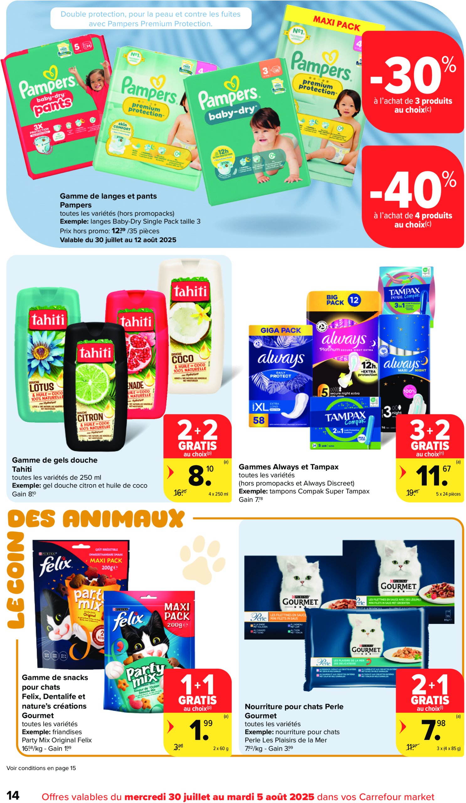 carrefour - Carrefour Market folder geldig vanaf 30/07 - 05/08 - page: 14