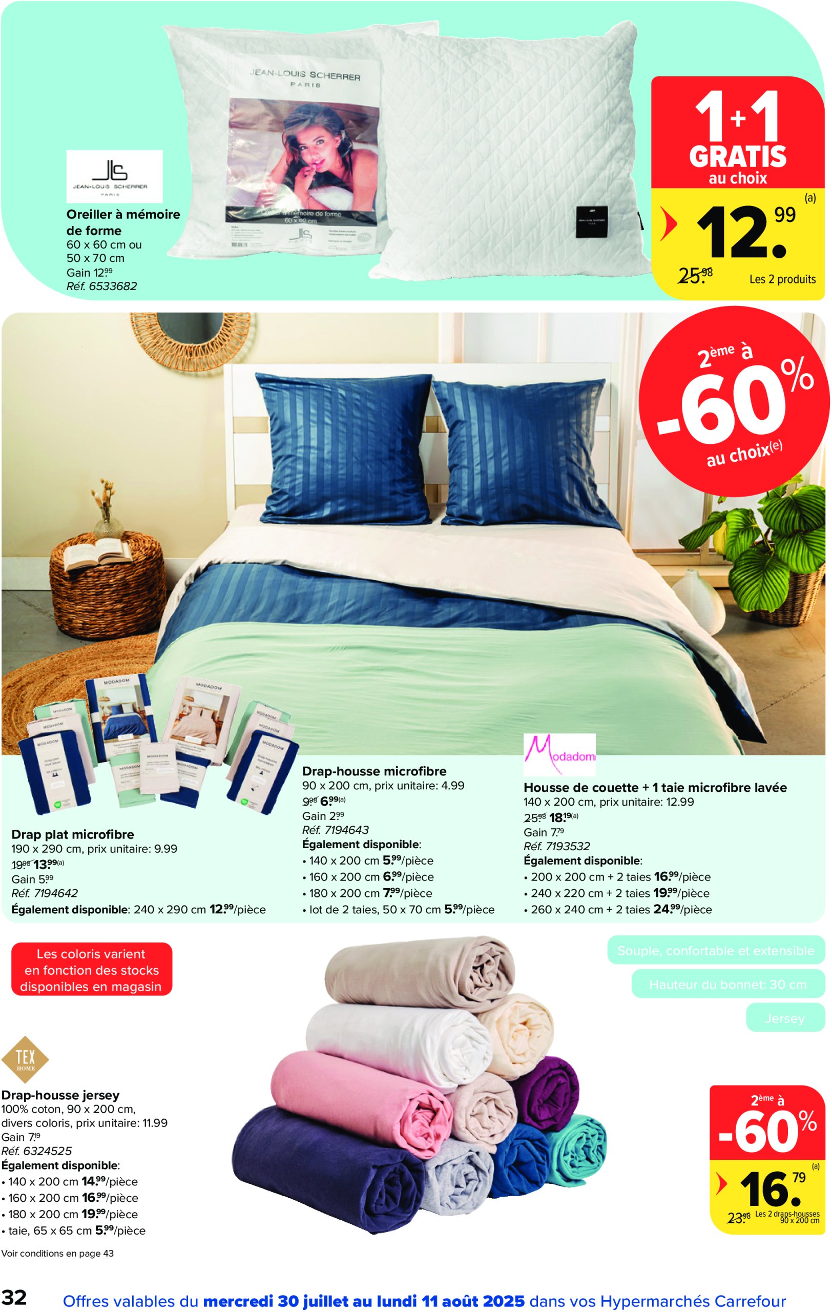 carrefour - Carrefour Hypermarchés folder geldig vanaf 30/07 - 11/08 - page: 32 carrefour - Carrefour Hypermarchés folder geldig vanaf 30/07 - 11/08 - page: 32