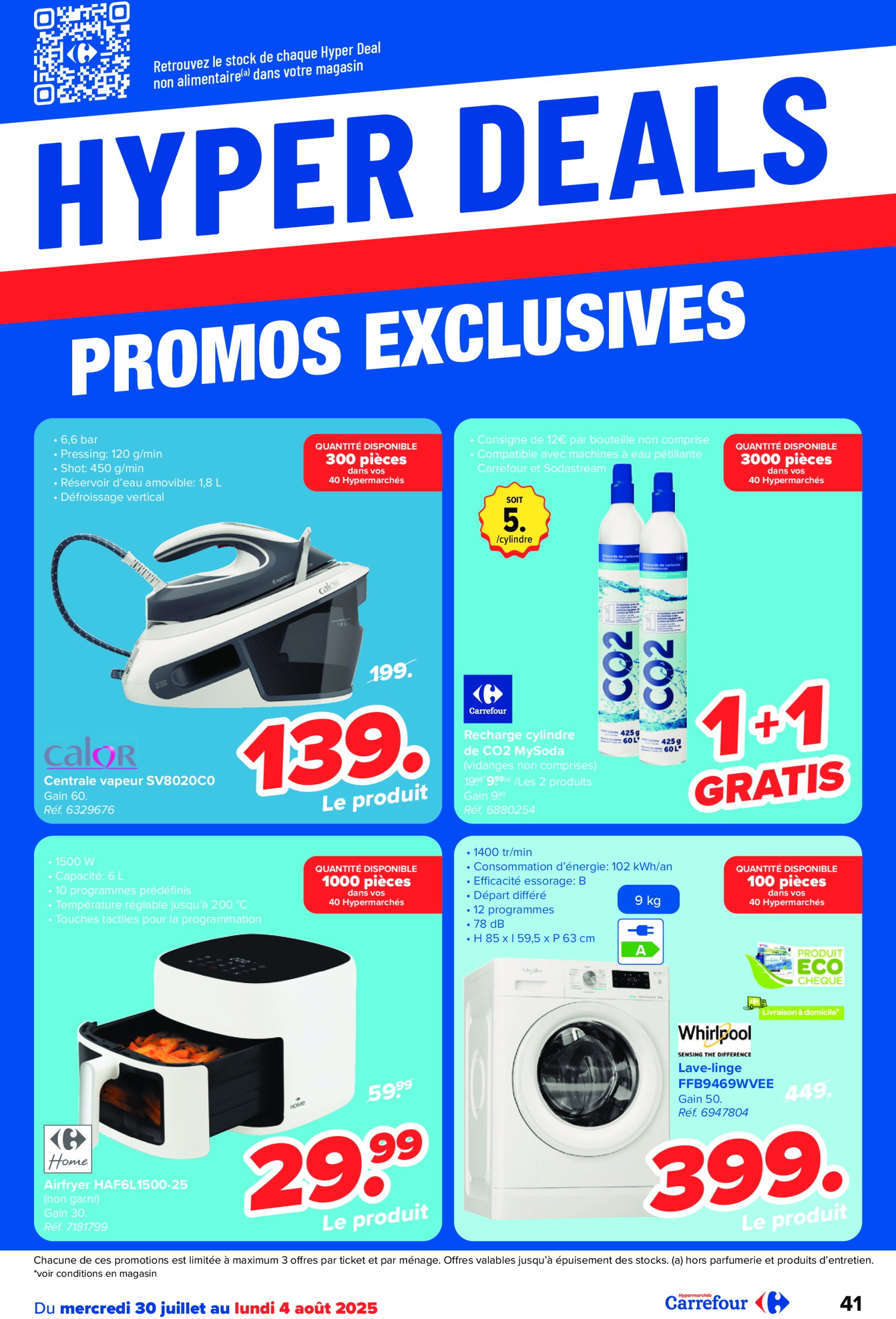 carrefour - Carrefour Hypermarchés folder geldig vanaf 30/07 - 11/08 - page: 41 carrefour - Carrefour Hypermarchés folder geldig vanaf 30/07 - 11/08 - page: 41