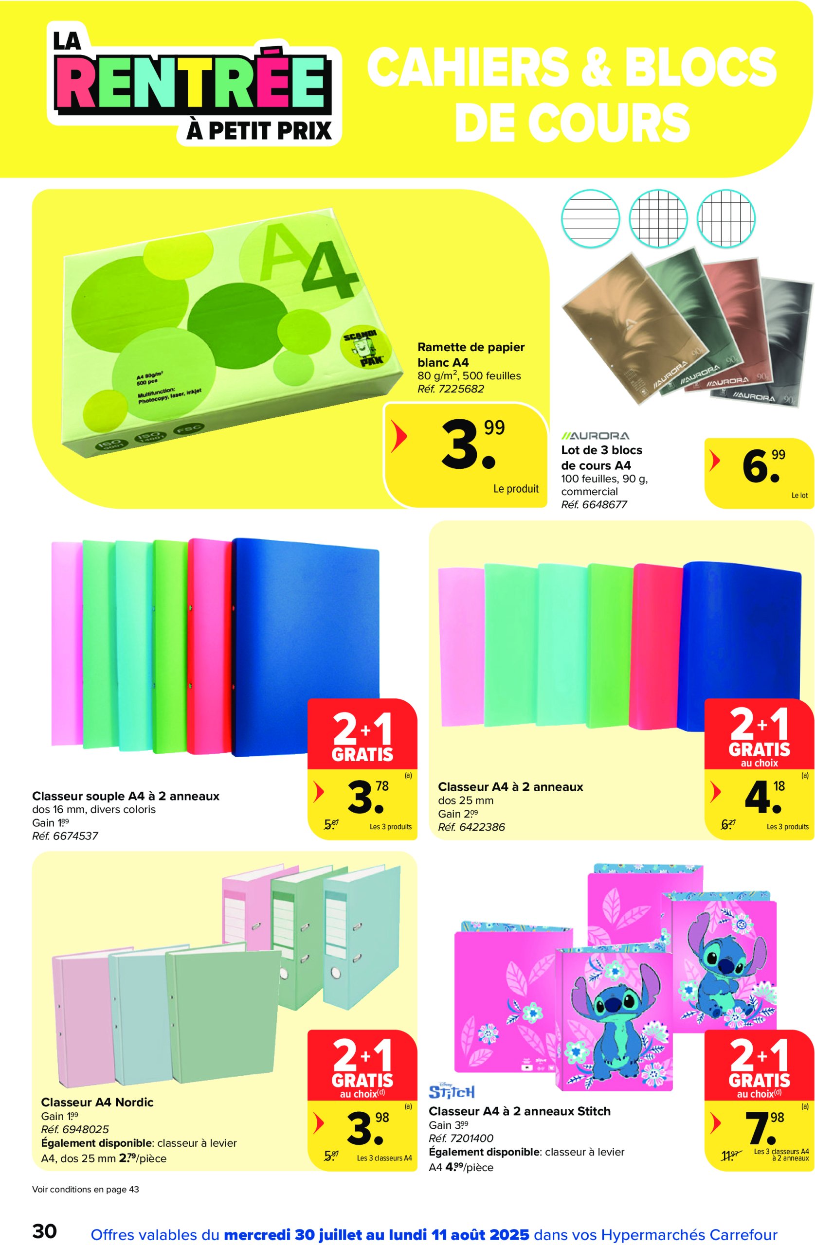 carrefour - Carrefour Hypermarchés folder geldig vanaf 30/07 - 11/08 - page: 30 carrefour - Carrefour Hypermarchés folder geldig vanaf 30/07 - 11/08 - page: 30