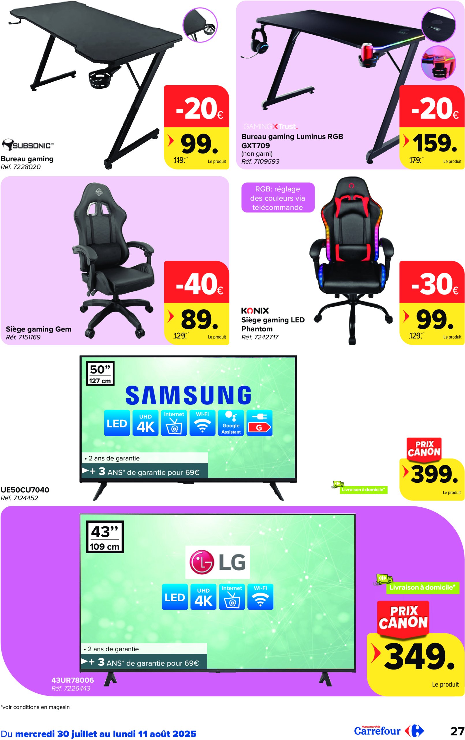 carrefour - Carrefour Hypermarchés folder geldig vanaf 30/07 - 11/08 - page: 27 carrefour - Carrefour Hypermarchés folder geldig vanaf 30/07 - 11/08 - page: 27