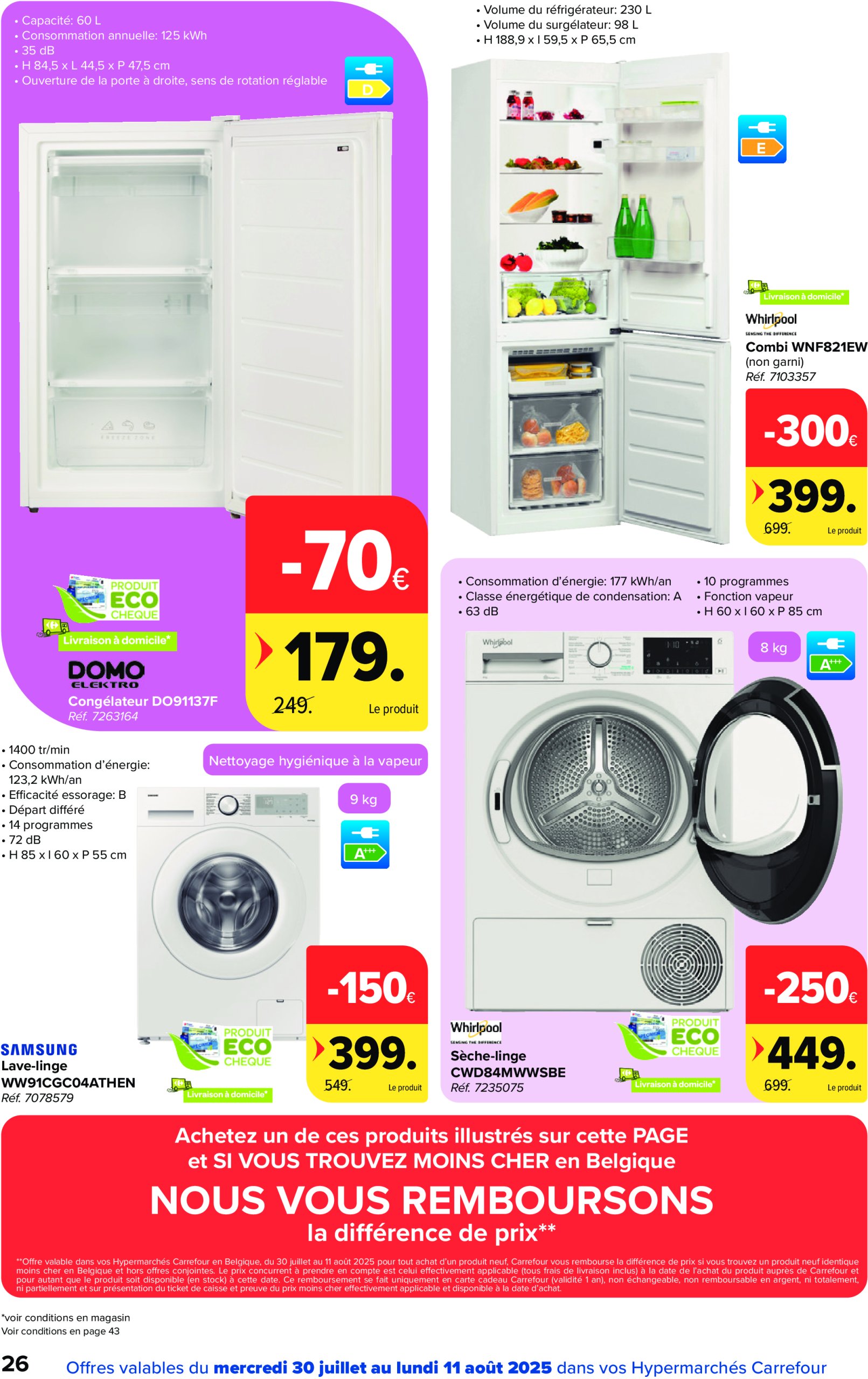 carrefour - Carrefour Hypermarchés folder geldig vanaf 30/07 - 11/08 - page: 26 carrefour - Carrefour Hypermarchés folder geldig vanaf 30/07 - 11/08 - page: 26