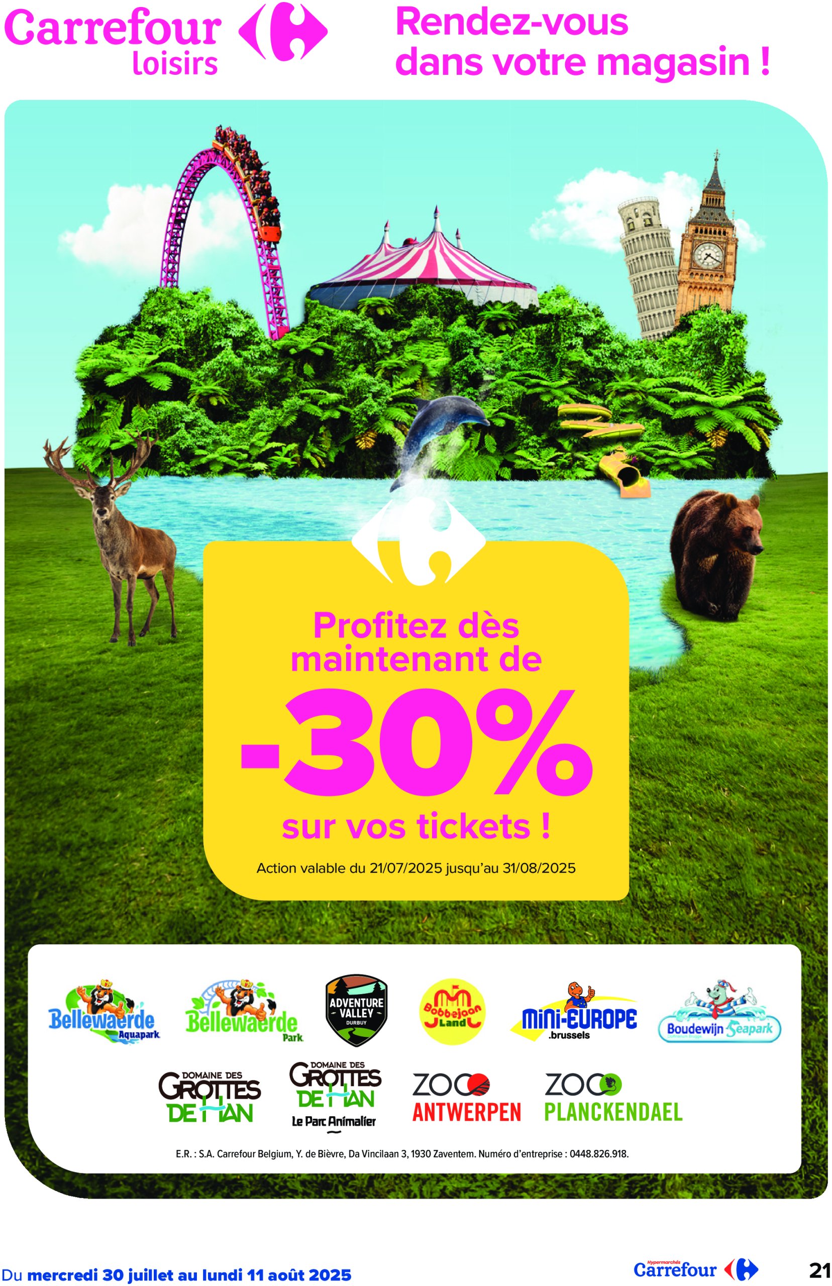 carrefour - Carrefour Hypermarchés folder geldig vanaf 30/07 - 11/08 - page: 21 carrefour - Carrefour Hypermarchés folder geldig vanaf 30/07 - 11/08 - page: 21