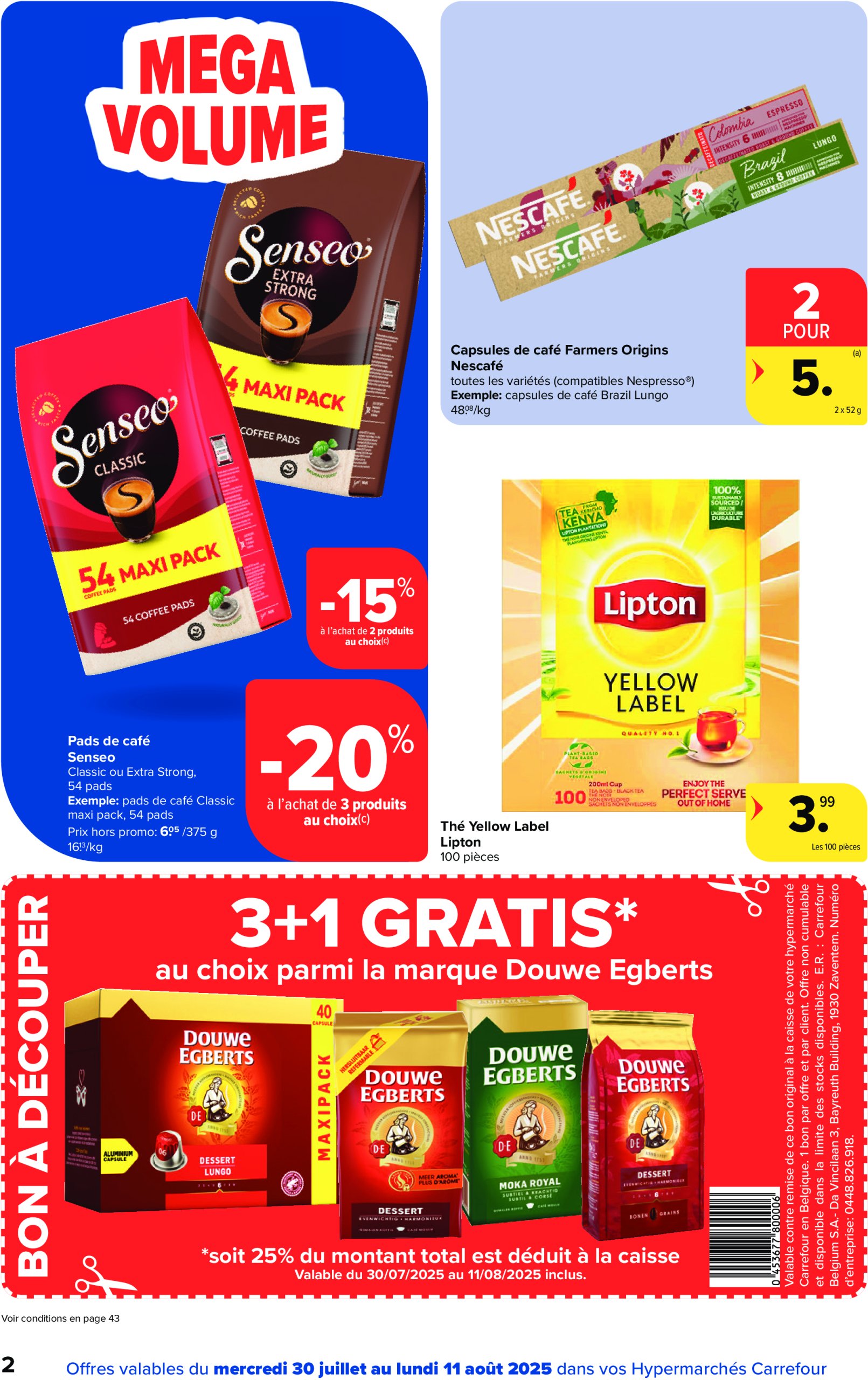carrefour - Carrefour Hypermarchés folder geldig vanaf 30/07 - 11/08 - page: 2 carrefour - Carrefour Hypermarchés folder geldig vanaf 30/07 - 11/08 - page: 2