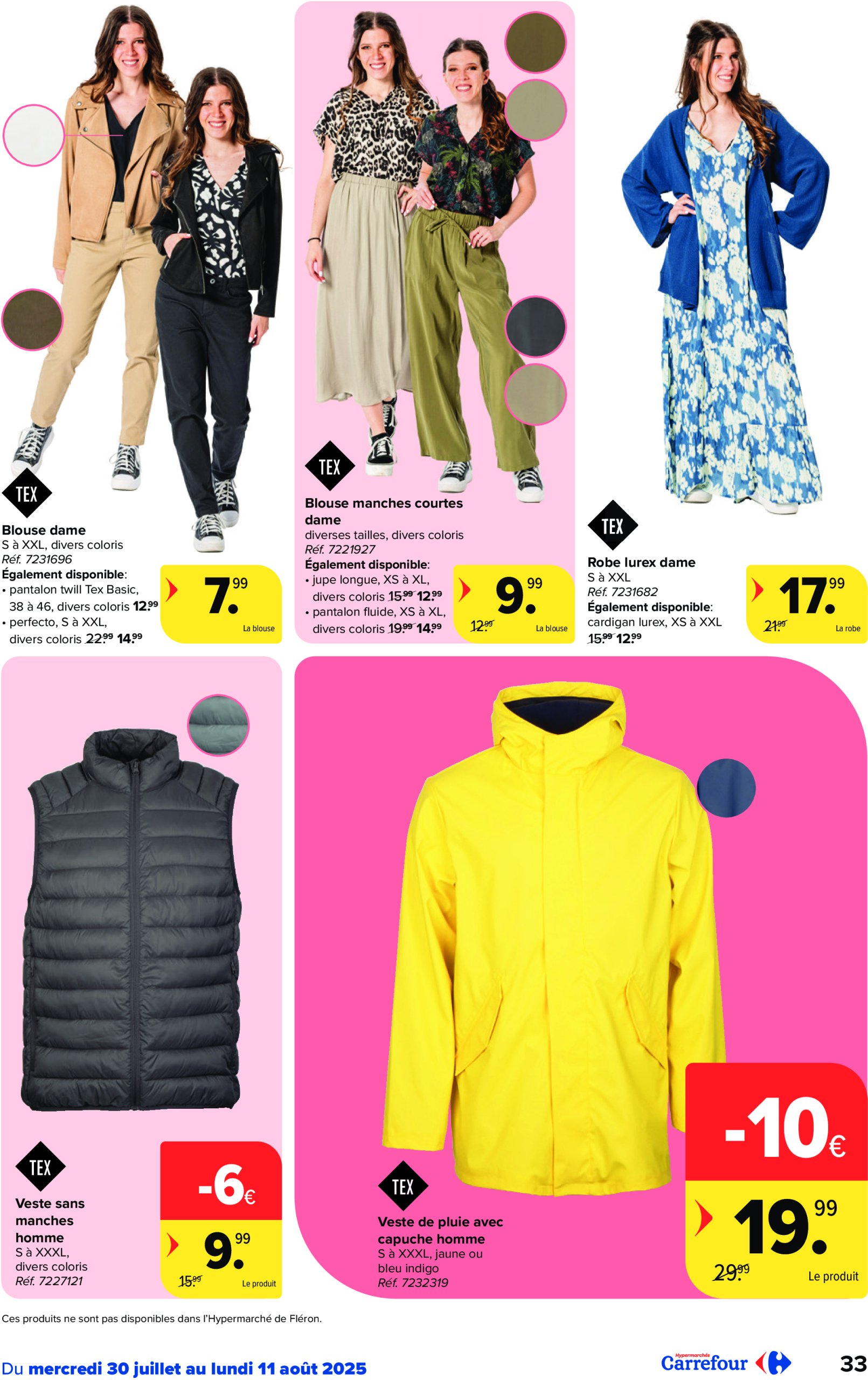 carrefour - Carrefour Hypermarchés folder geldig vanaf 30/07 - 11/08 - page: 33 carrefour - Carrefour Hypermarchés folder geldig vanaf 30/07 - 11/08 - page: 33