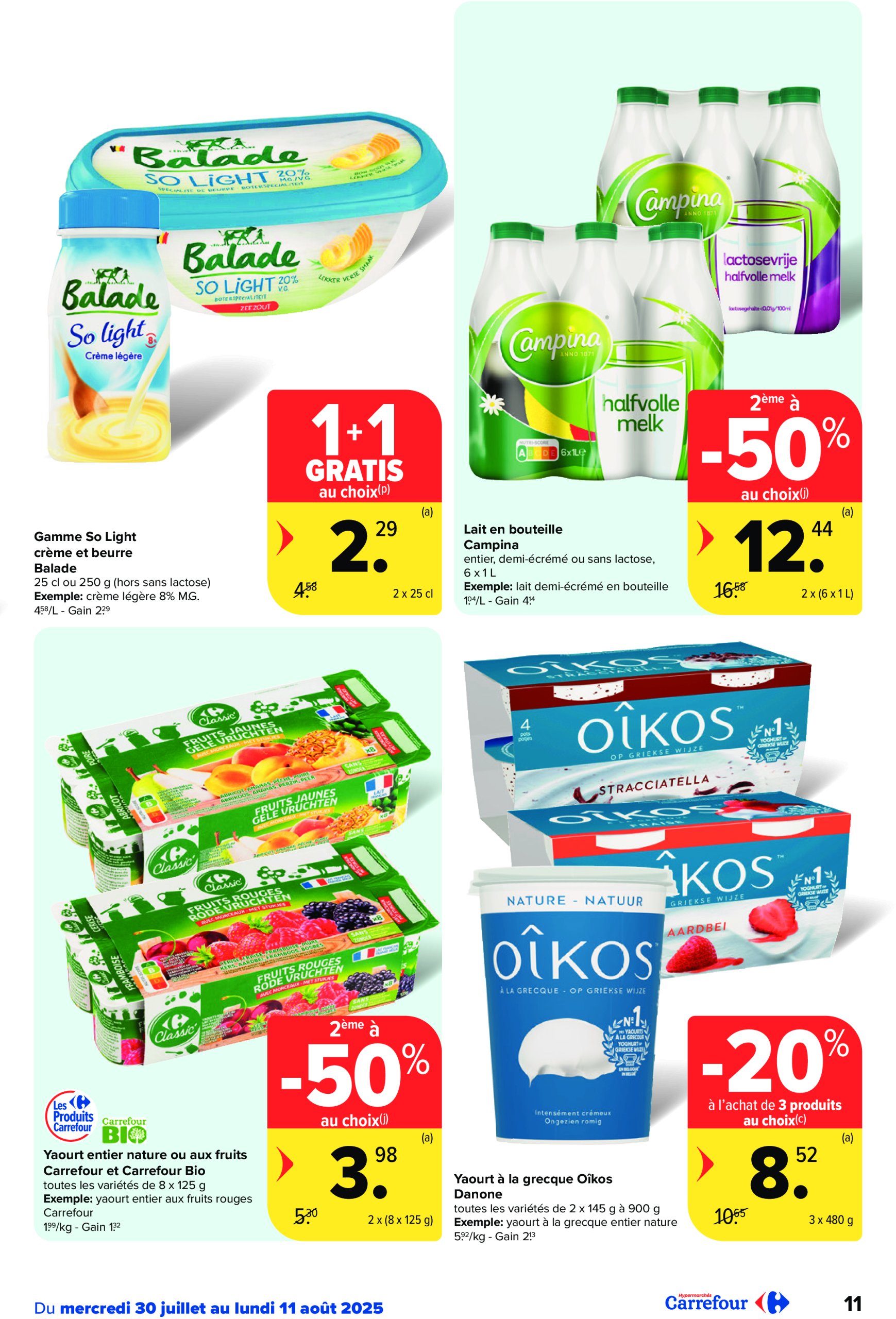 carrefour - Carrefour Hypermarchés folder geldig vanaf 30/07 - 11/08 - page: 11 carrefour - Carrefour Hypermarchés folder geldig vanaf 30/07 - 11/08 - page: 11