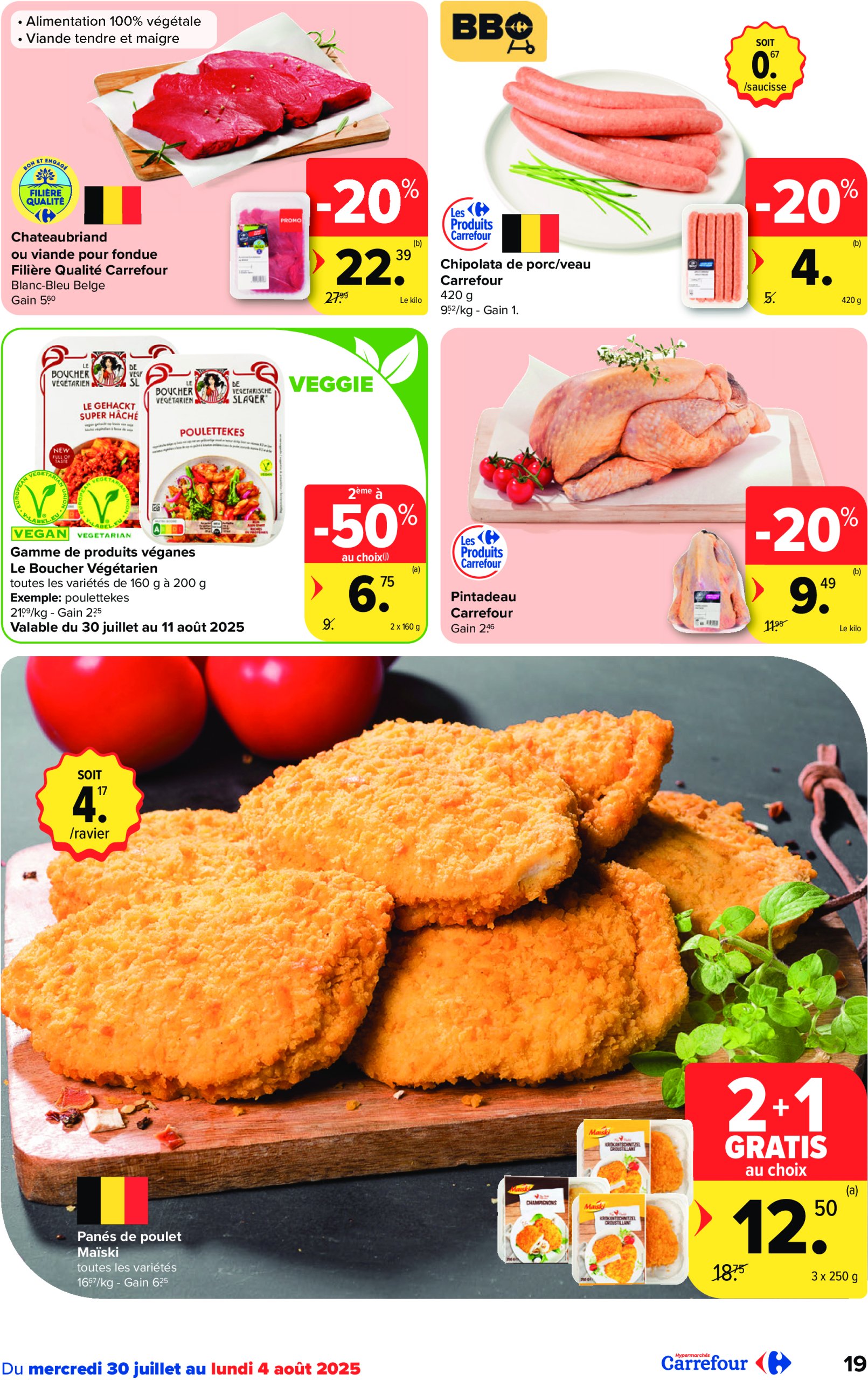 carrefour - Carrefour Hypermarchés folder geldig vanaf 30/07 - 11/08 - page: 19 carrefour - Carrefour Hypermarchés folder geldig vanaf 30/07 - 11/08 - page: 19