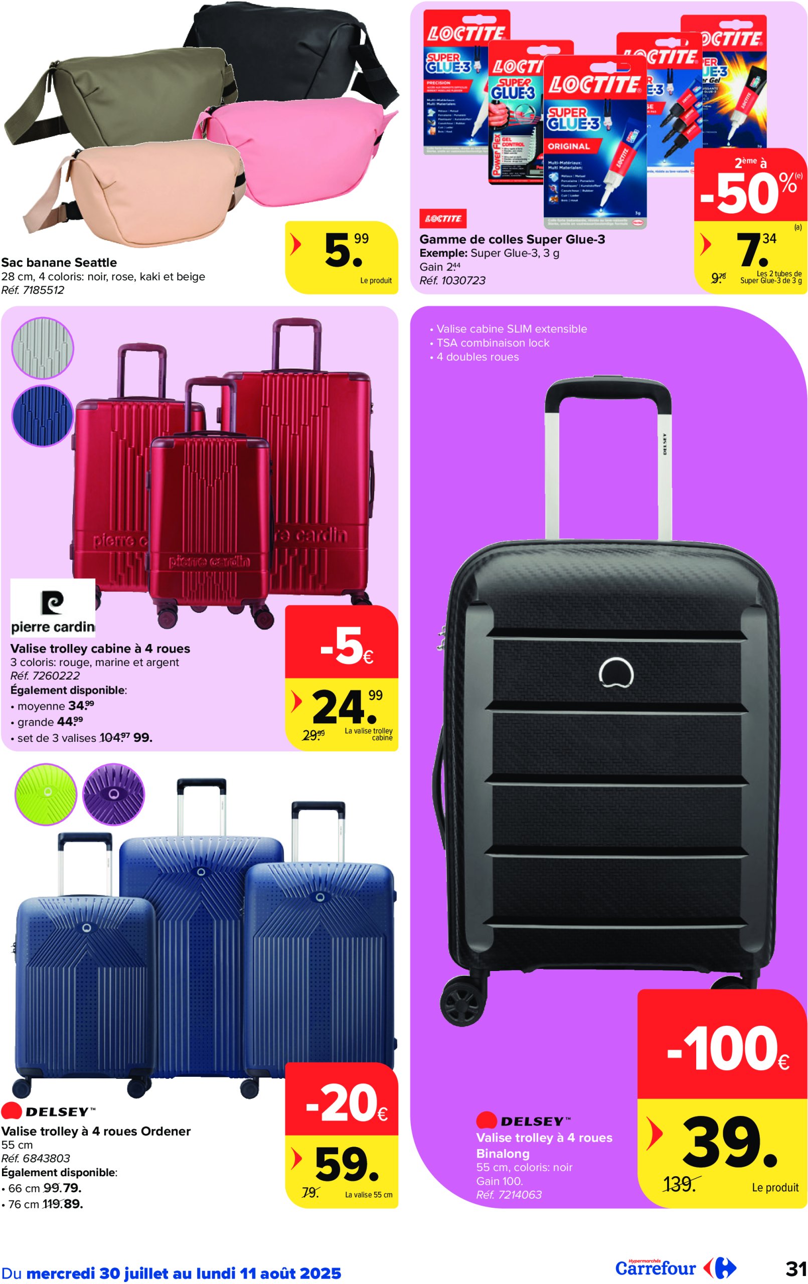 carrefour - Carrefour Hypermarchés folder geldig vanaf 30/07 - 11/08 - page: 31 carrefour - Carrefour Hypermarchés folder geldig vanaf 30/07 - 11/08 - page: 31