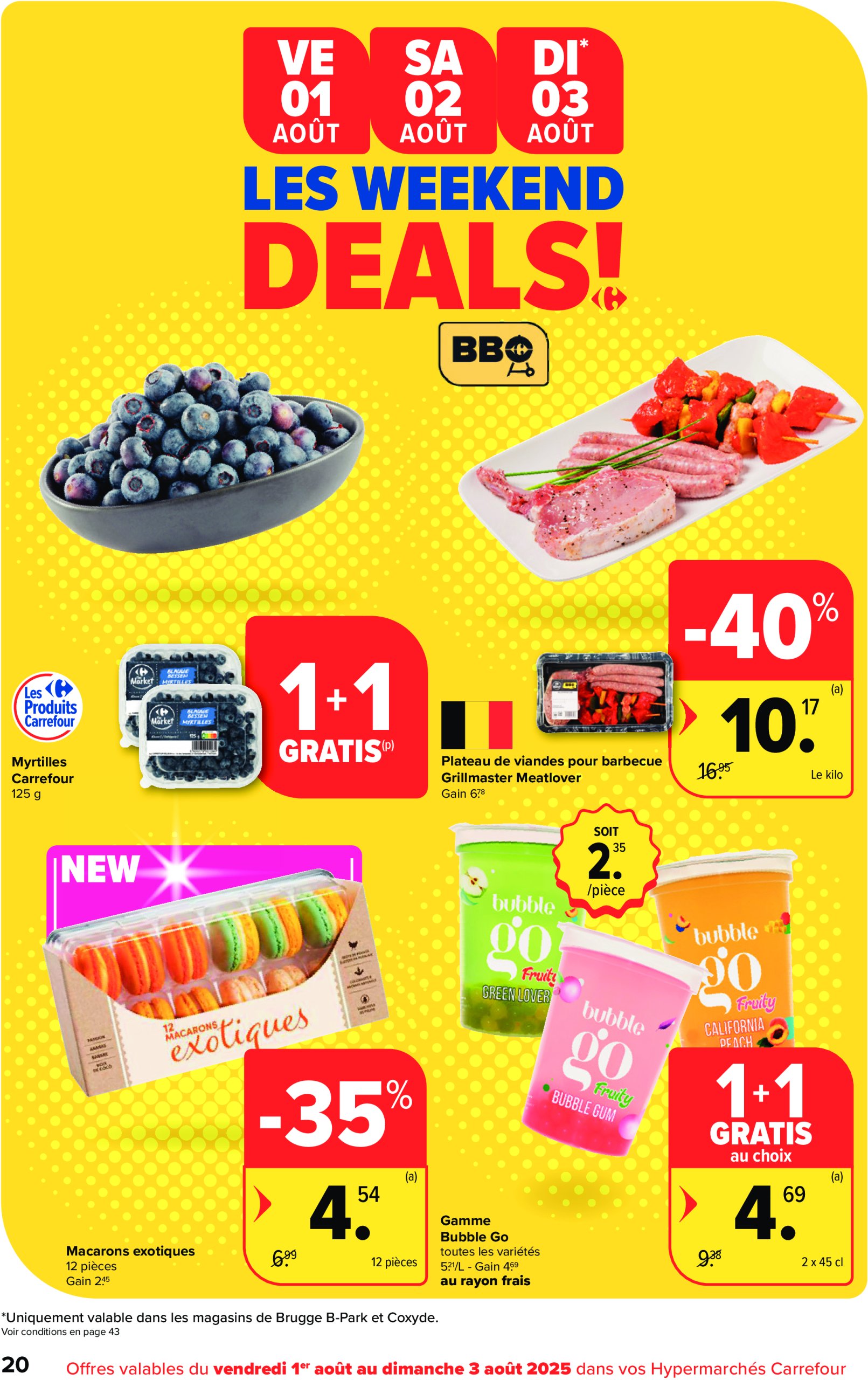 carrefour - Carrefour Hypermarchés folder geldig vanaf 30/07 - 11/08 - page: 20 carrefour - Carrefour Hypermarchés folder geldig vanaf 30/07 - 11/08 - page: 20